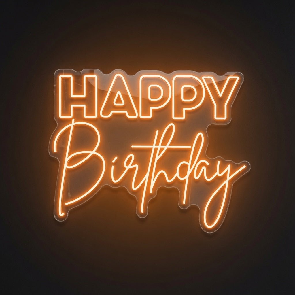 Happy Birthday LED Neon Sign Wall Neon Sign - Shineneon