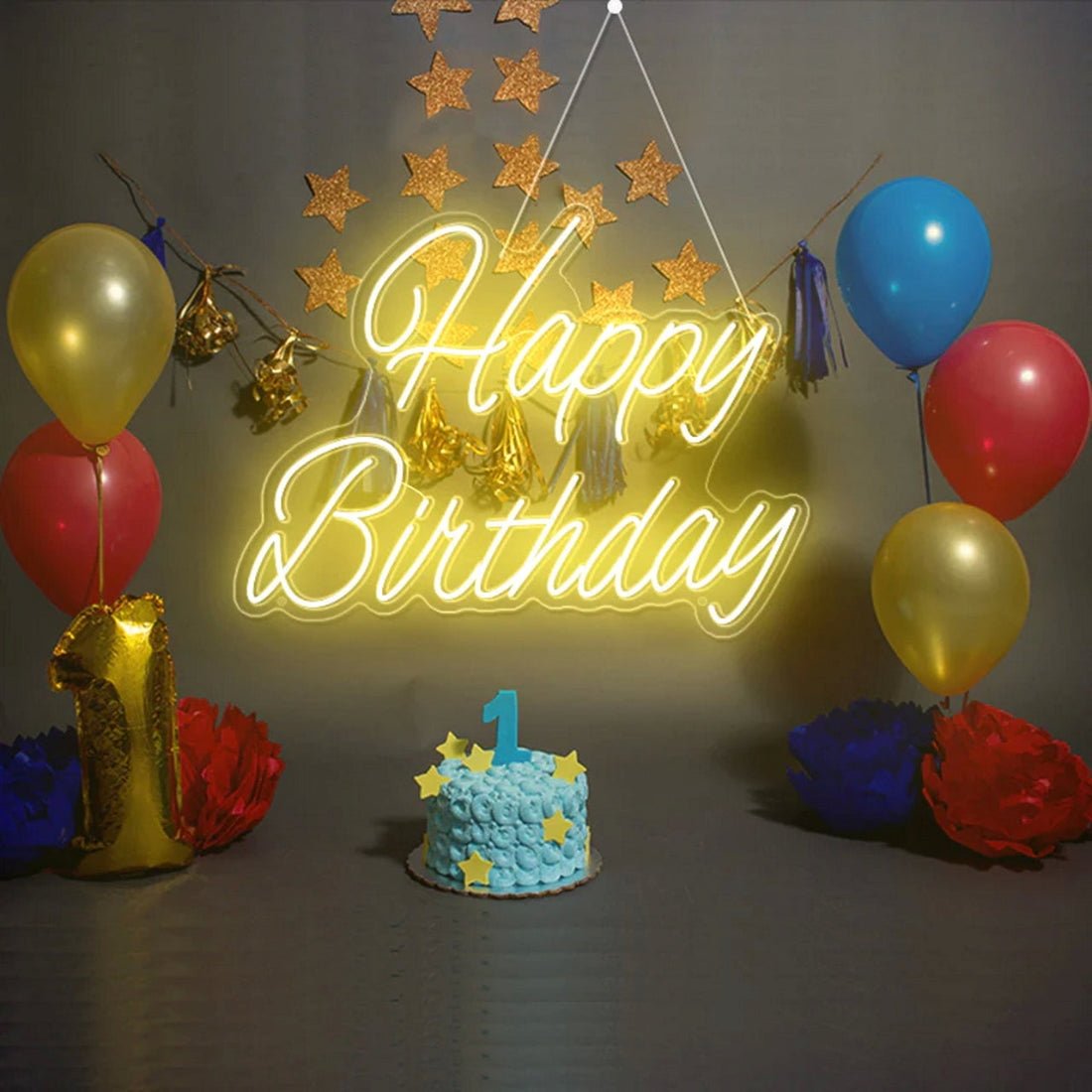 Happy Birthday Led Sign Business Neon Sign For Room - Shineneon