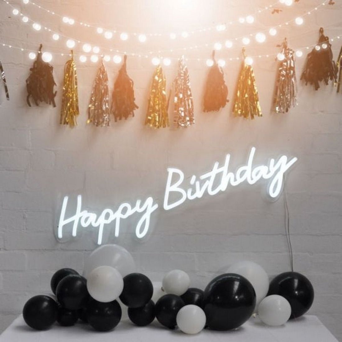Happy Birthday Led Sign Business Neon Signs For Party - Shineneon