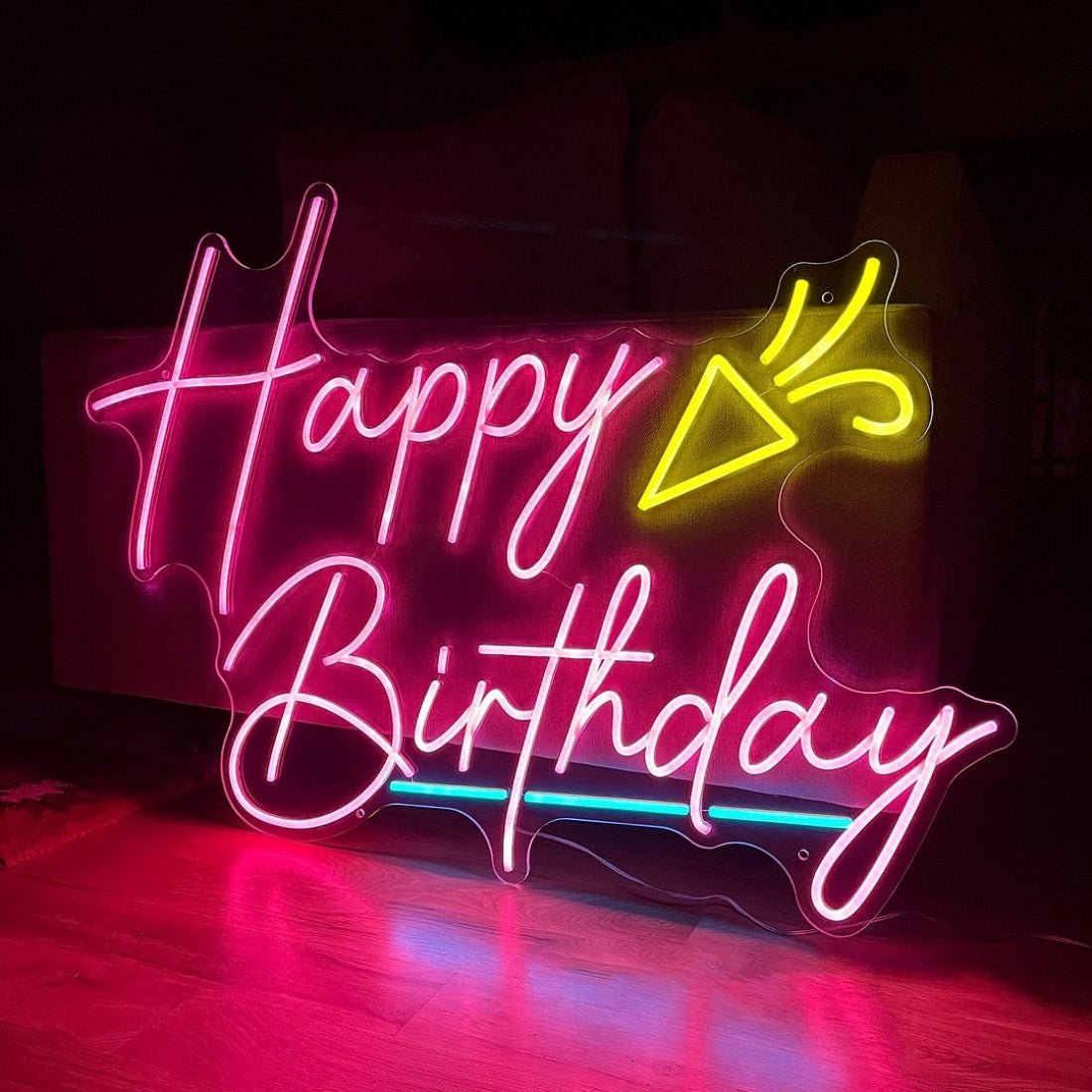 Happy Birthday Led Sign Business Neon Signs Home Wall Decor - Shineneon