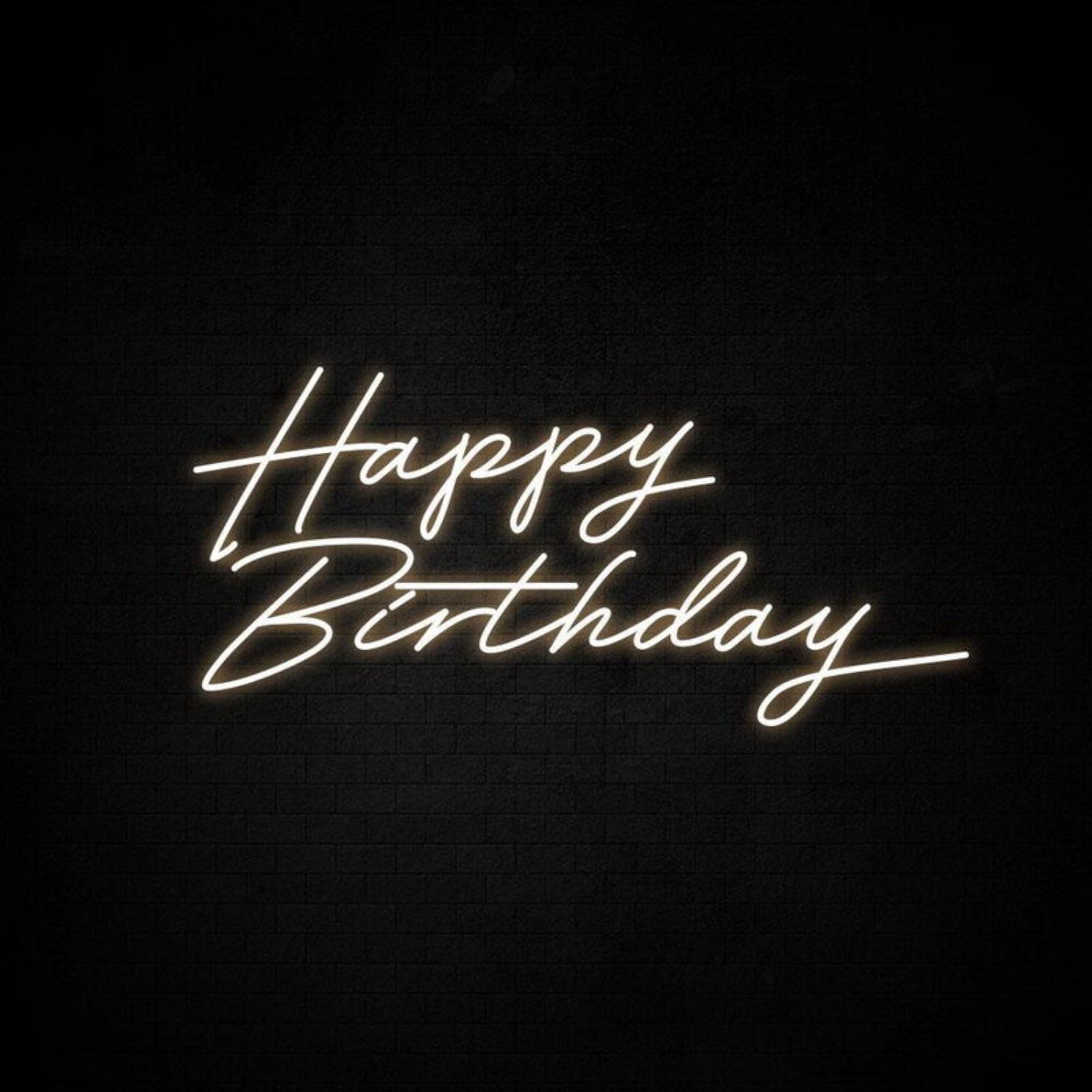 Happy Birthday Neon Sign For Celebratory Birthday Decor | Shineneon