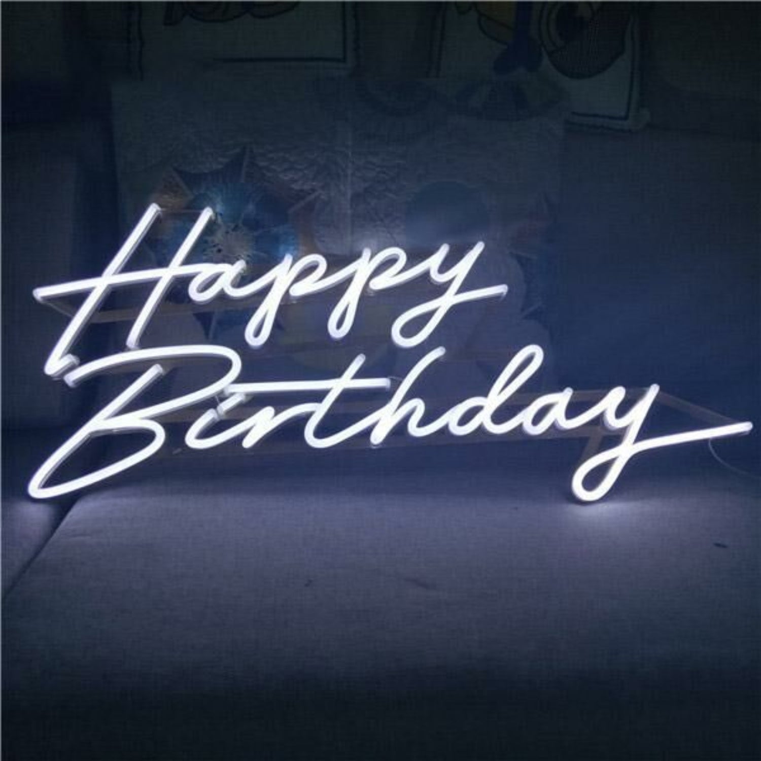 Happy Birthday Neon Sign For Celebratory Birthday Decor | Shineneon