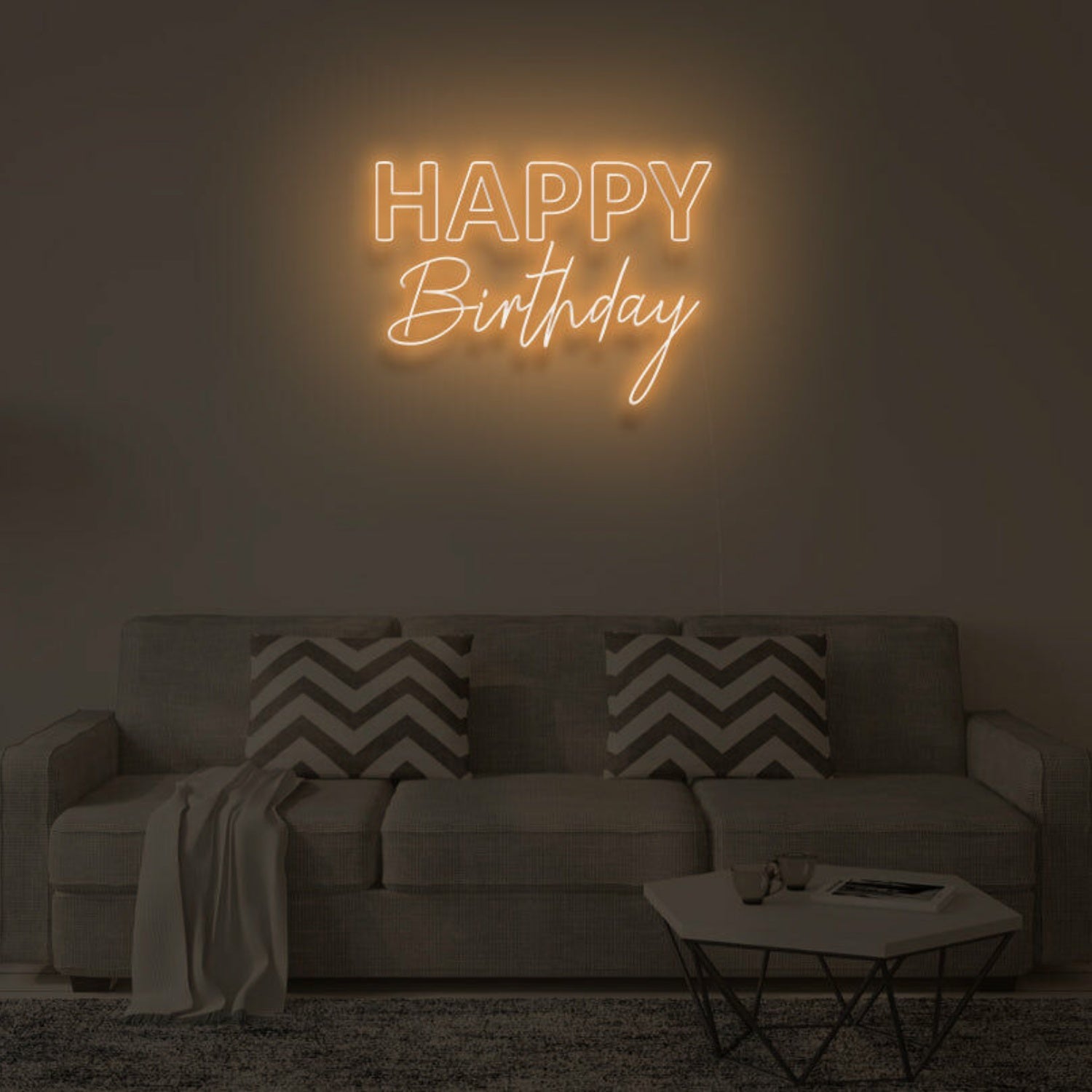 Happy Birthday V2 Led Neon Sign | Shineneon