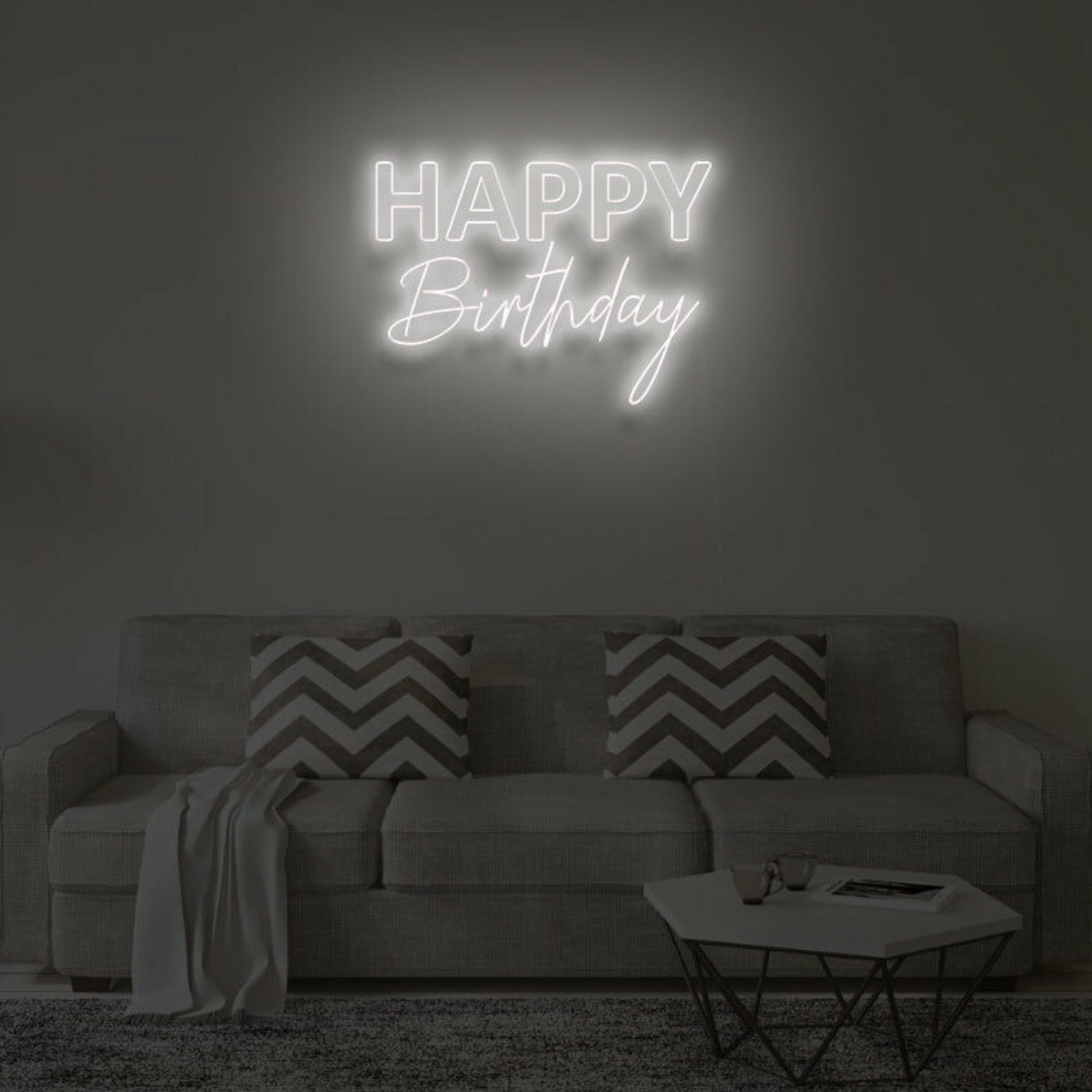 Happy Birthday V2 Led Neon Sign | Shineneon