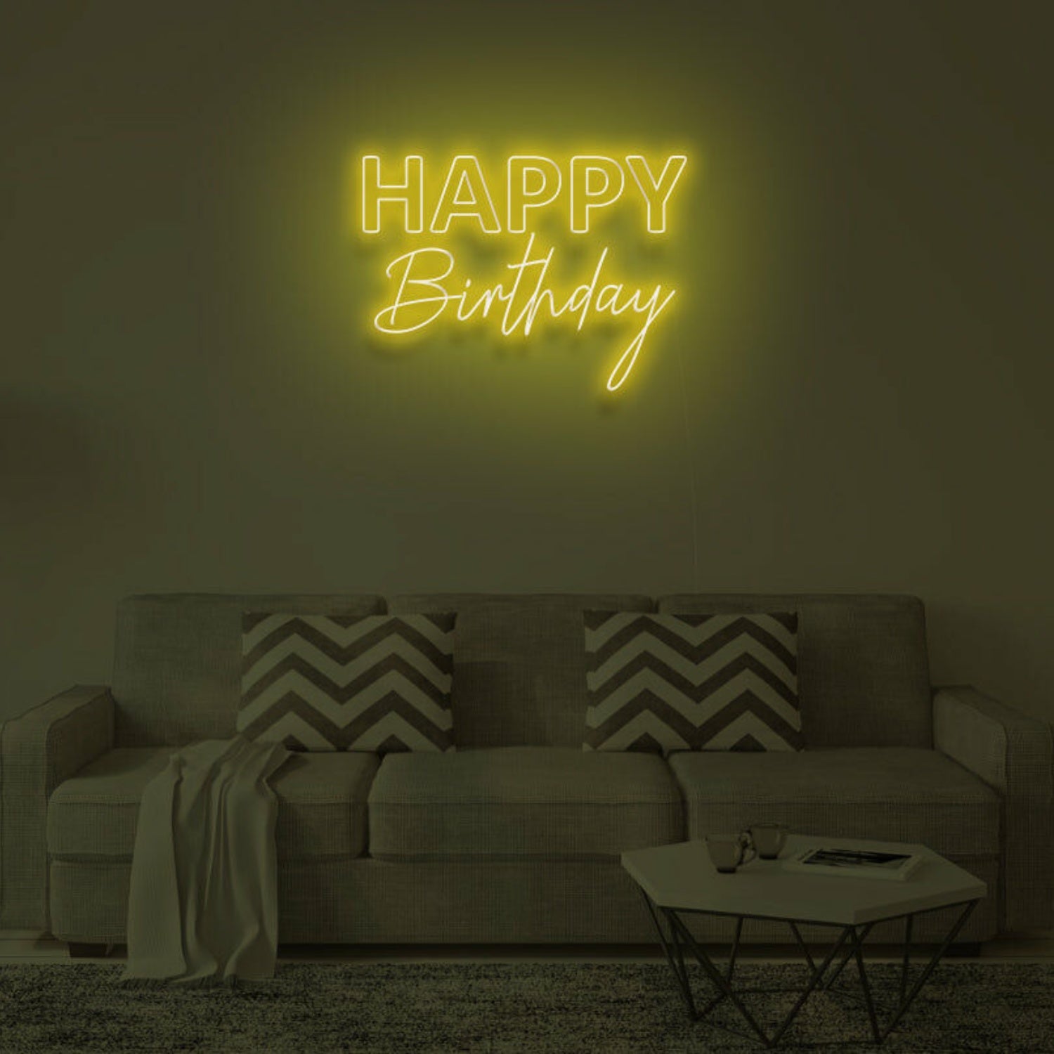 Happy Birthday V2 Led Neon Sign | Shineneon