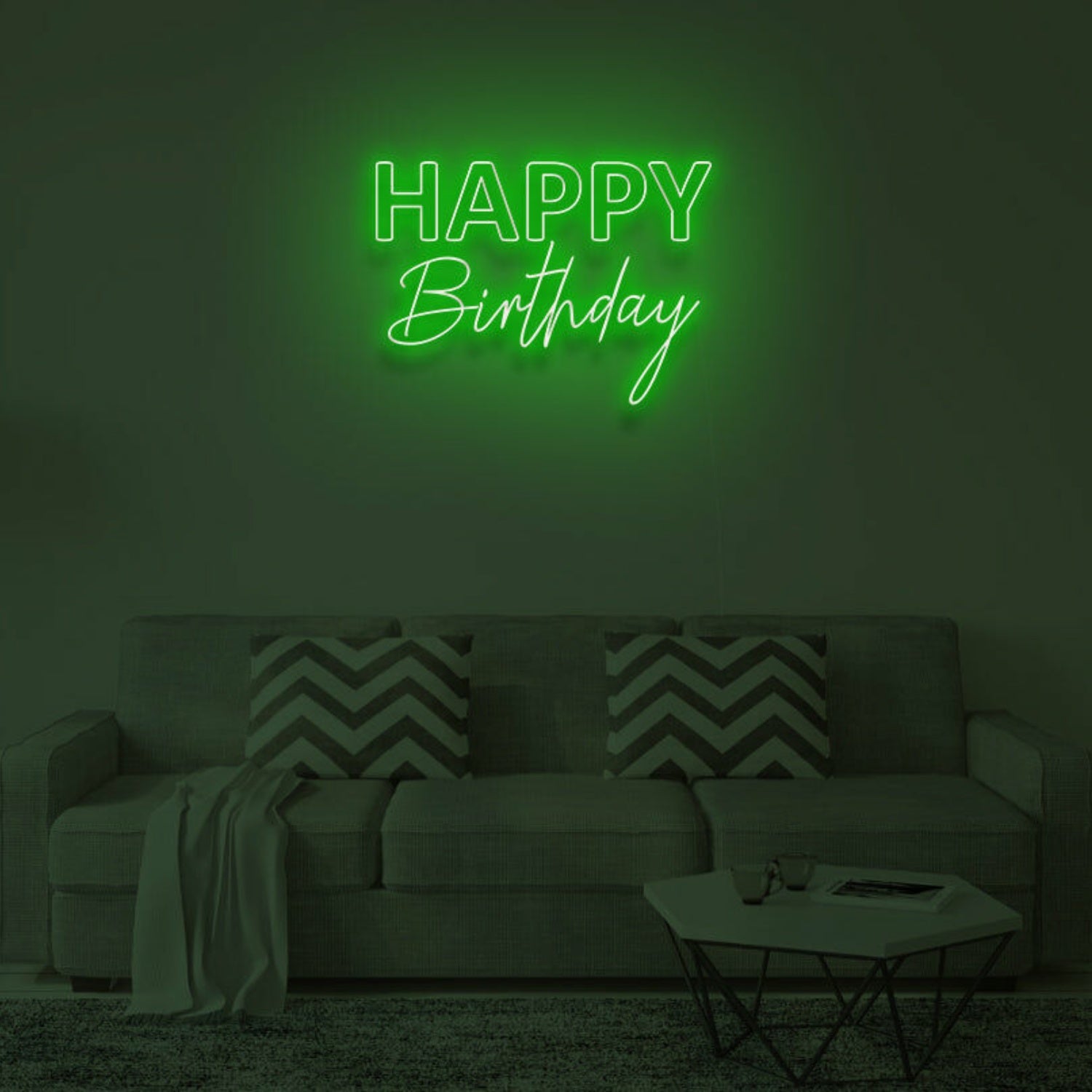 Happy Birthday V2 Led Neon Sign | Shineneon
