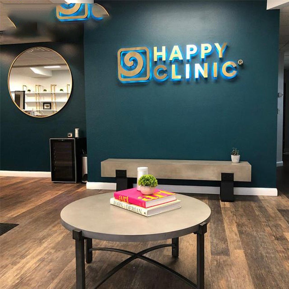 Happy Clinic 3D Backlit Letters Business Metal Led Sign - Shineneon