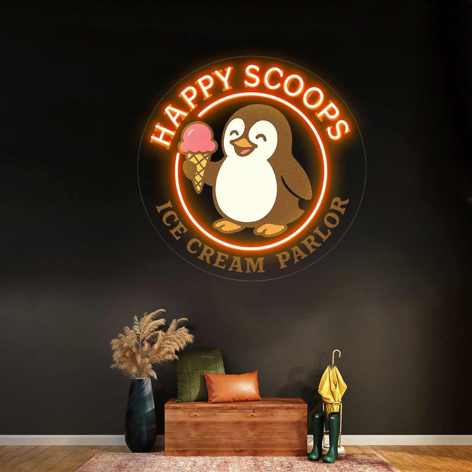 Happy Custom Neon Sign - Shineneon
