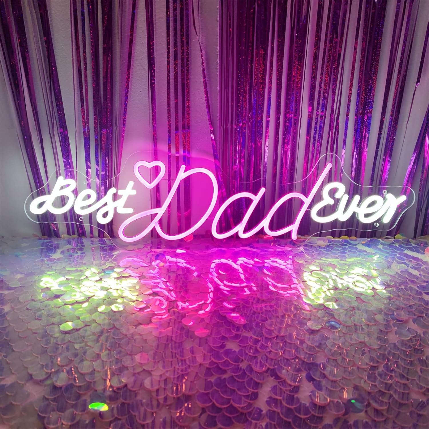 Happy Fathers Day Neon Sign For Dad Ever Sign | Shineneon