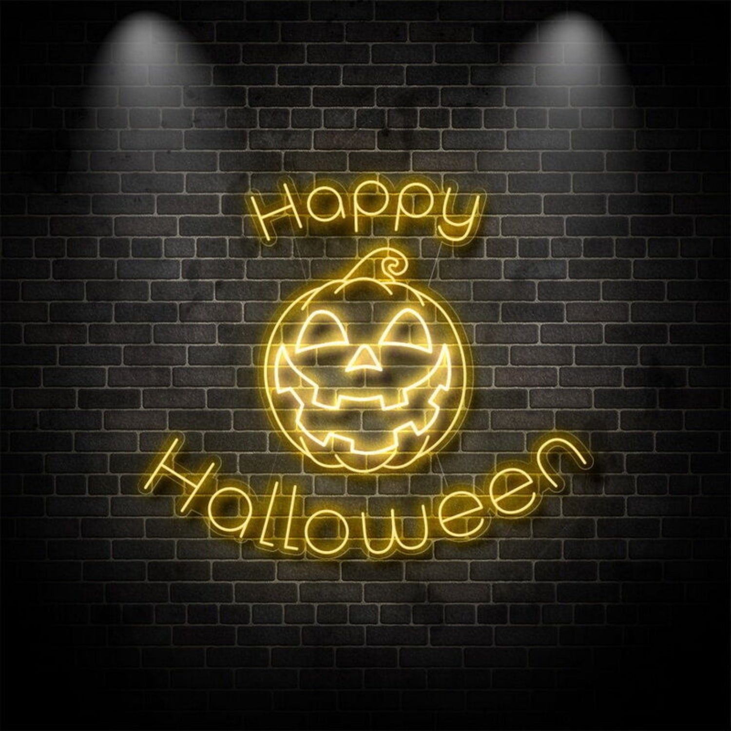 Happy Halloween With Pumpkin Neon Sign | Shineneon
