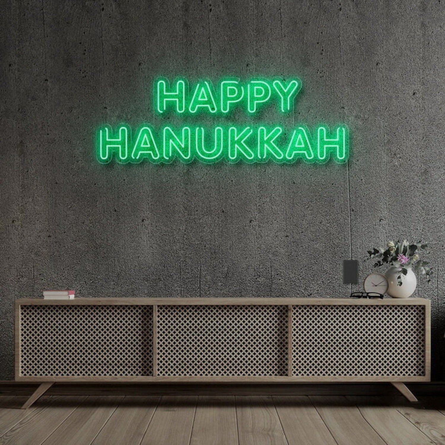 Happy Hanukkah Neon Sign | Shineneon