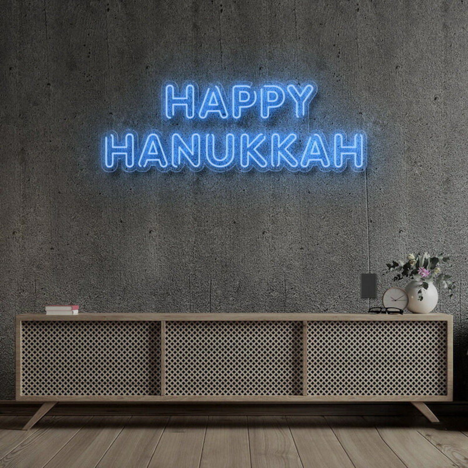 Happy Hanukkah Neon Sign | Shineneon