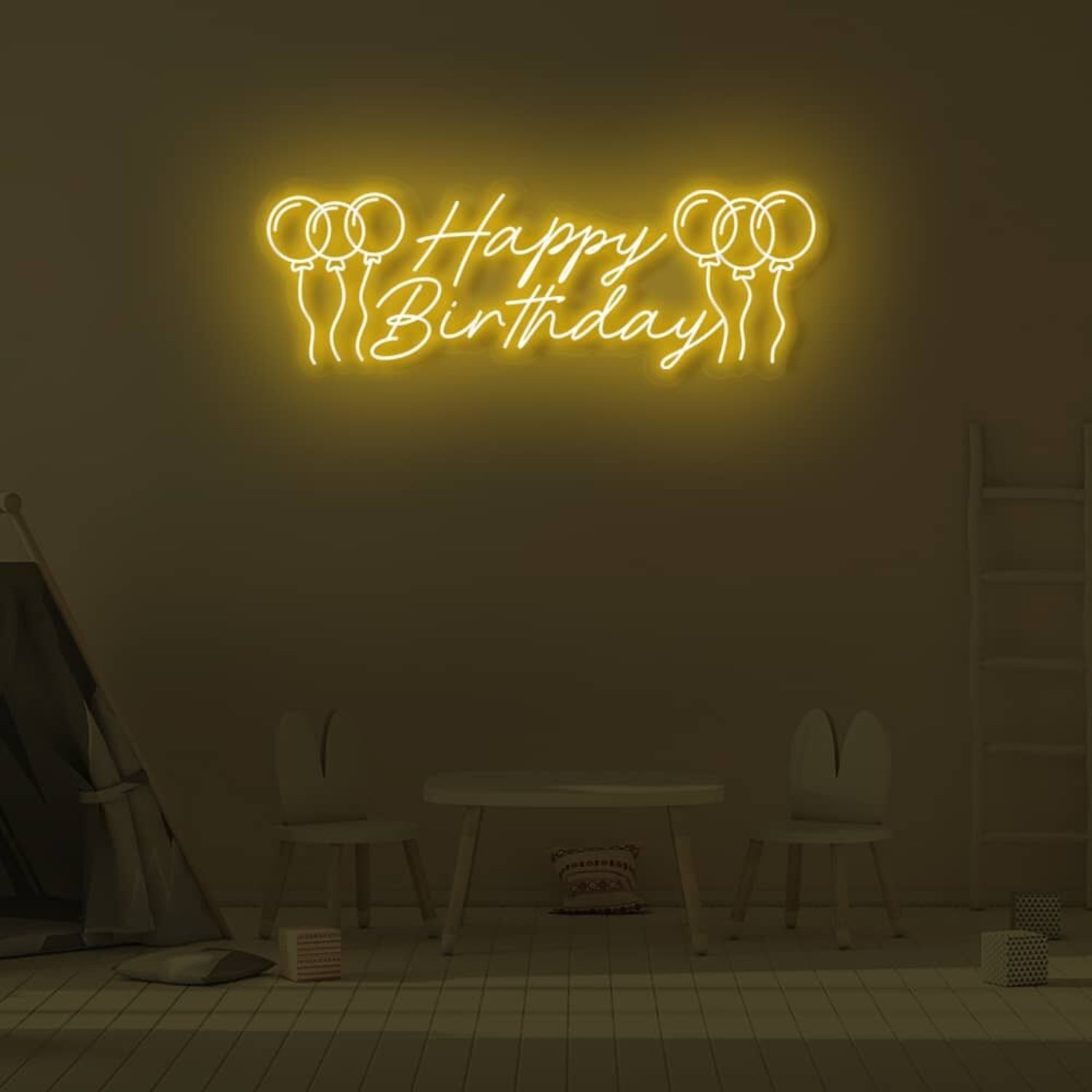 Happy Happy Birthday Led Neon Sign | Shineneon