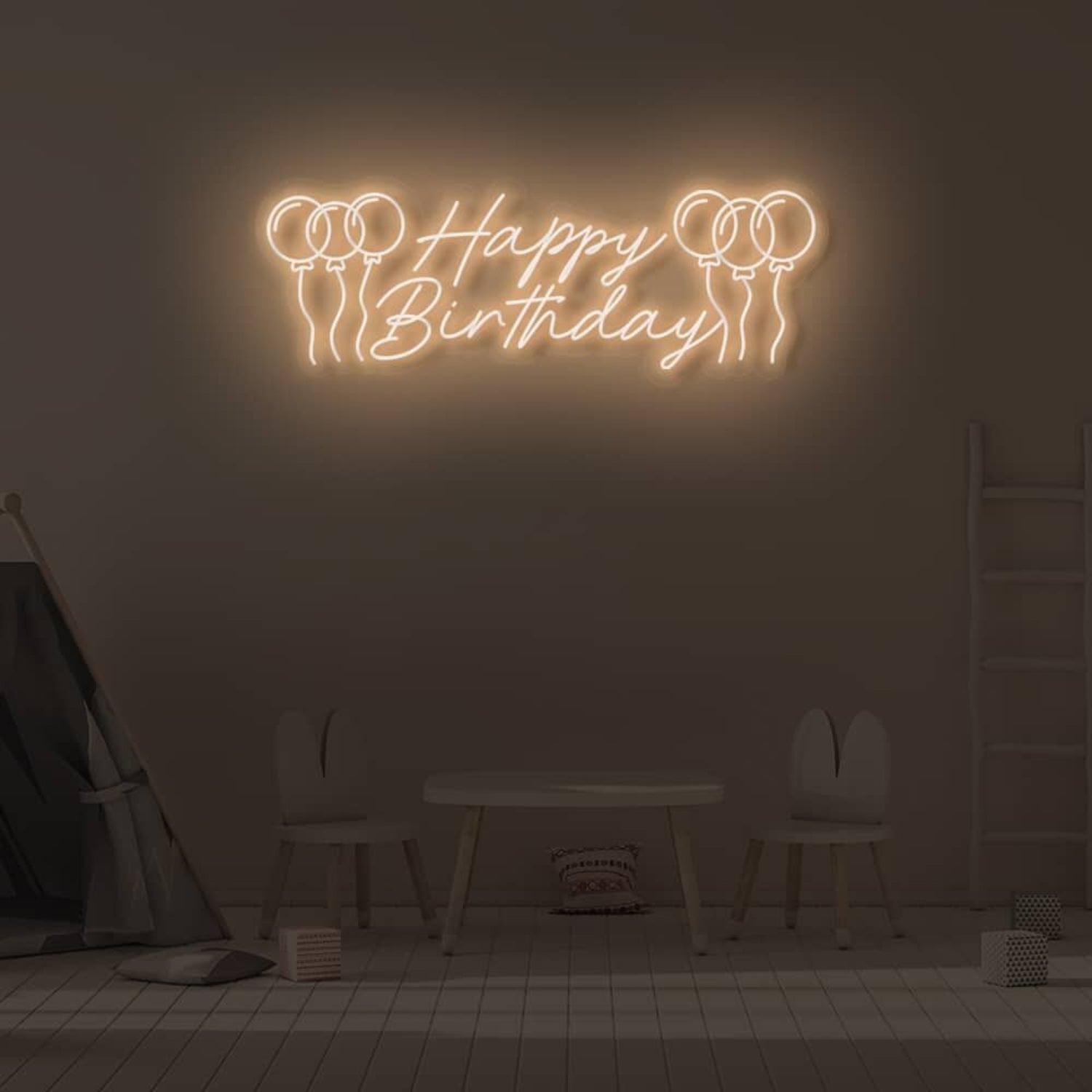 Happy Happy Birthday Led Neon Sign | Shineneon