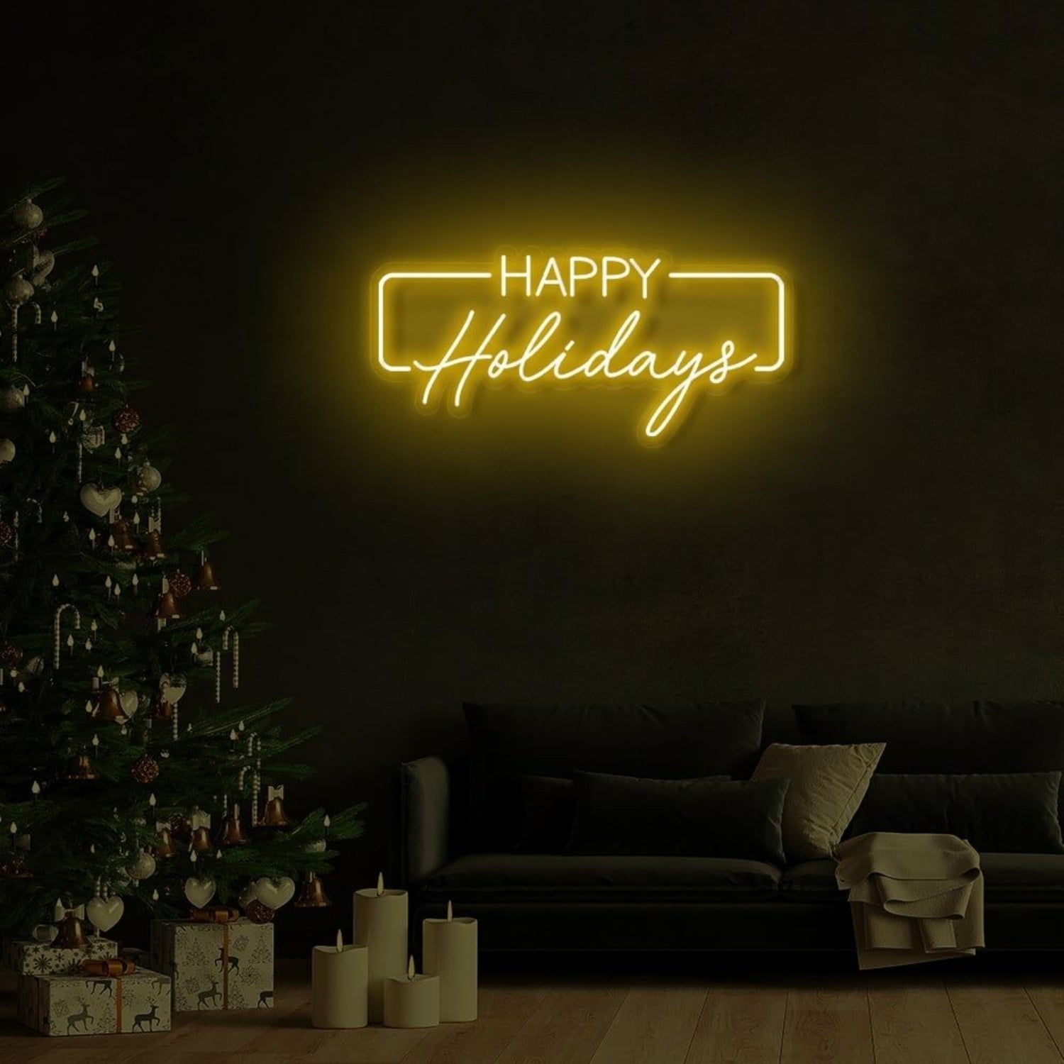 Happy Holiday Led Sign | Shineneon