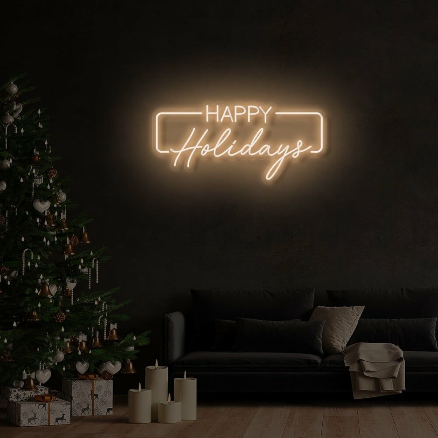 Happy Holiday Led Sign | Shineneon