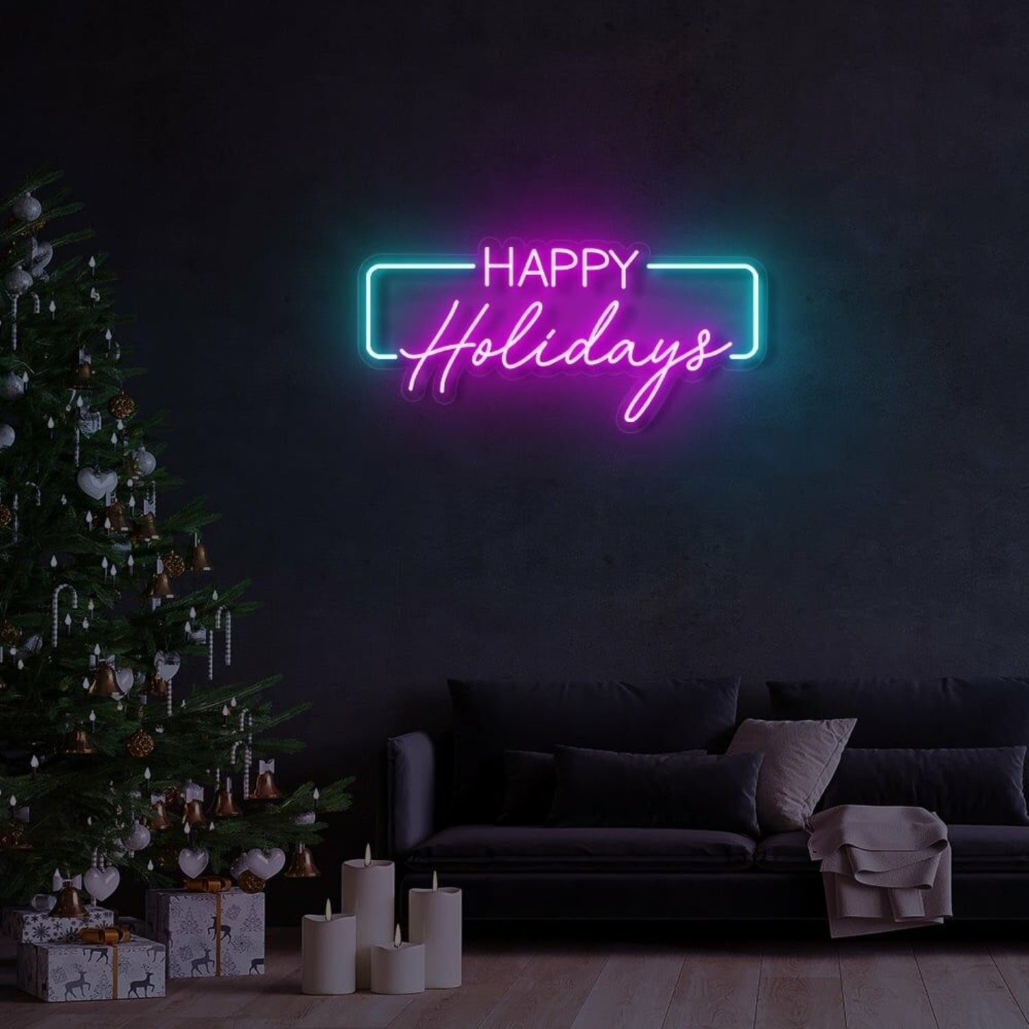 Happy Holiday Led Sign | Shineneon