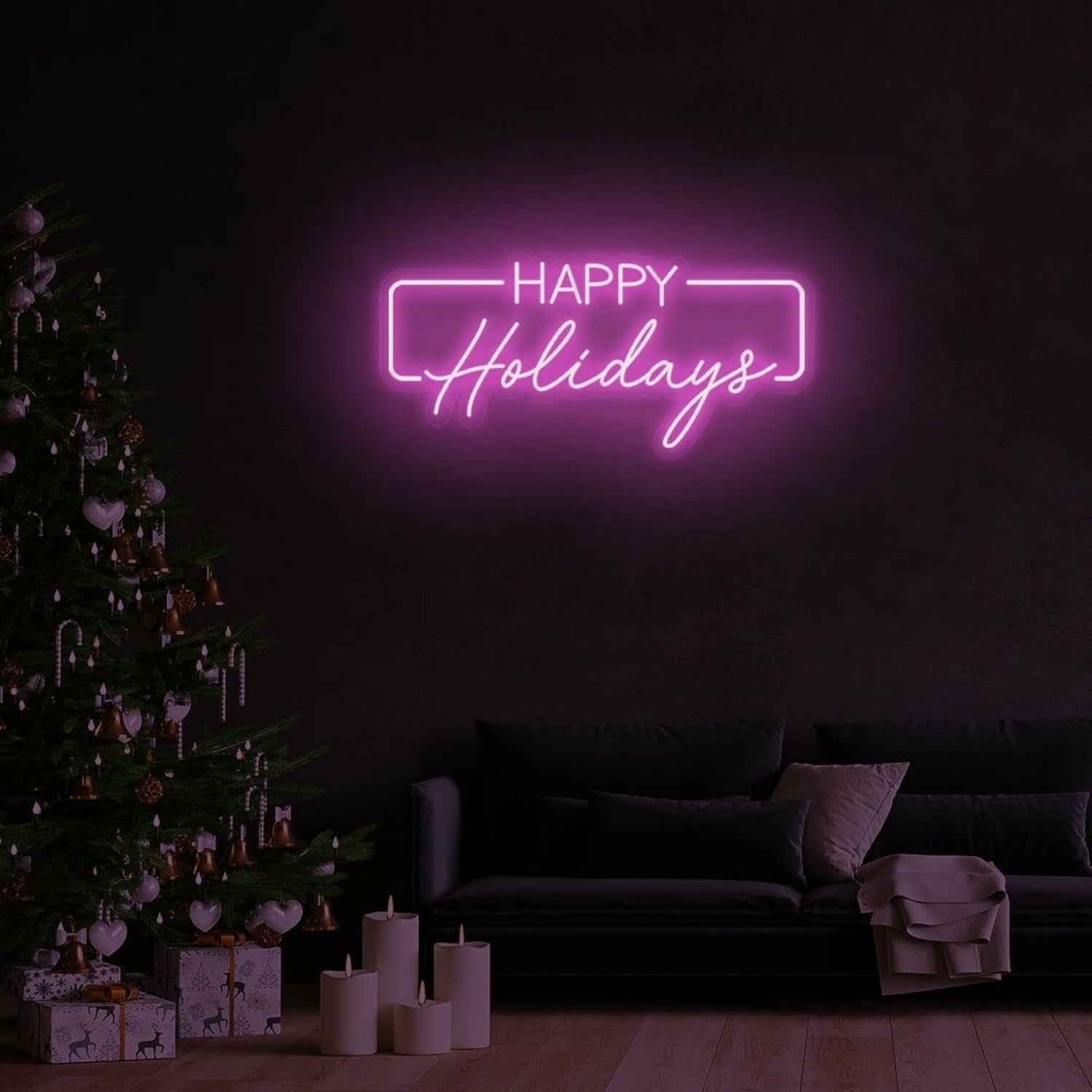 Happy Holiday Led Sign | Shineneon
