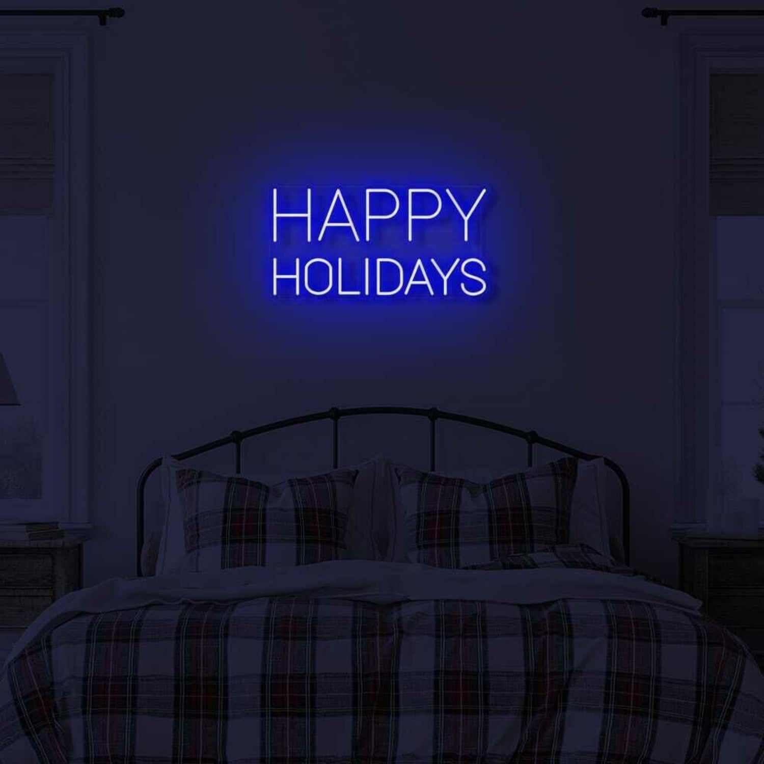 Happy Holidays Led Illuminated Sign | Shineneon