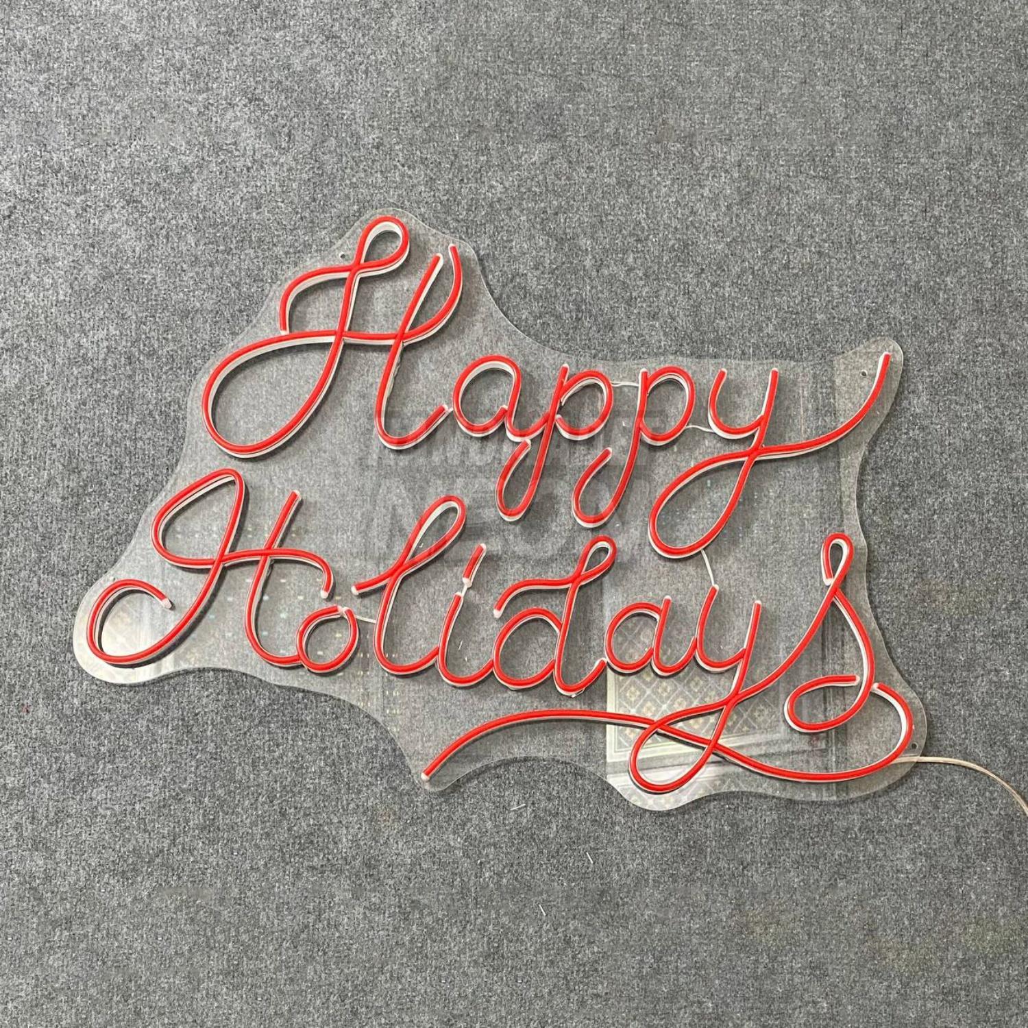 Happy Holidays Led Neon Sign | Shineneon