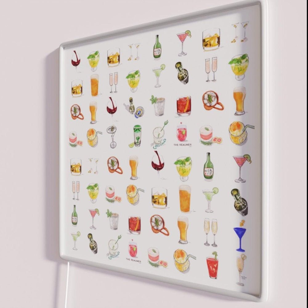 Happy Hour Cocktails Rgb Led Neon Sign - Shineneon
