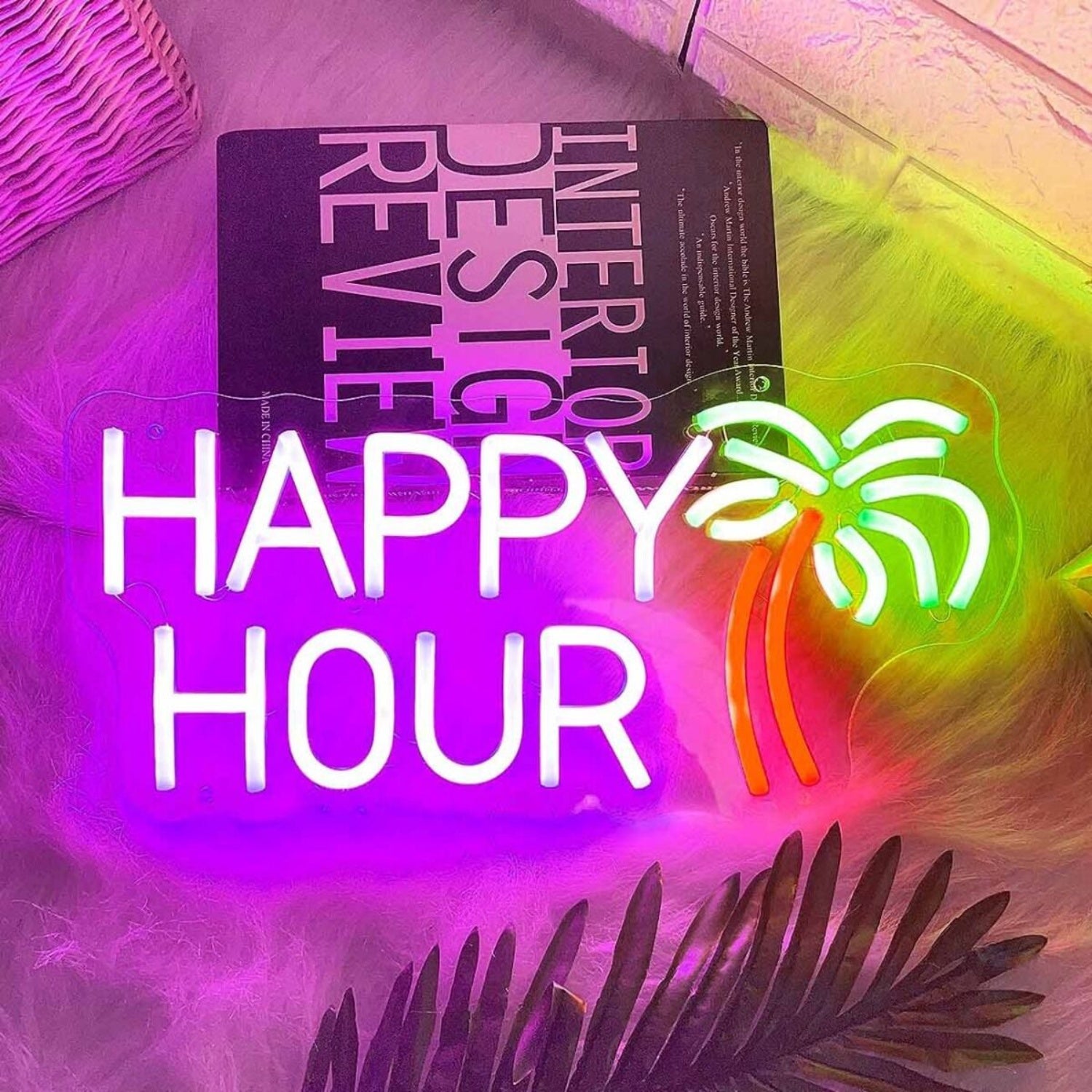Happy Hour Holiday Celebration Neon Sign | Shineneon