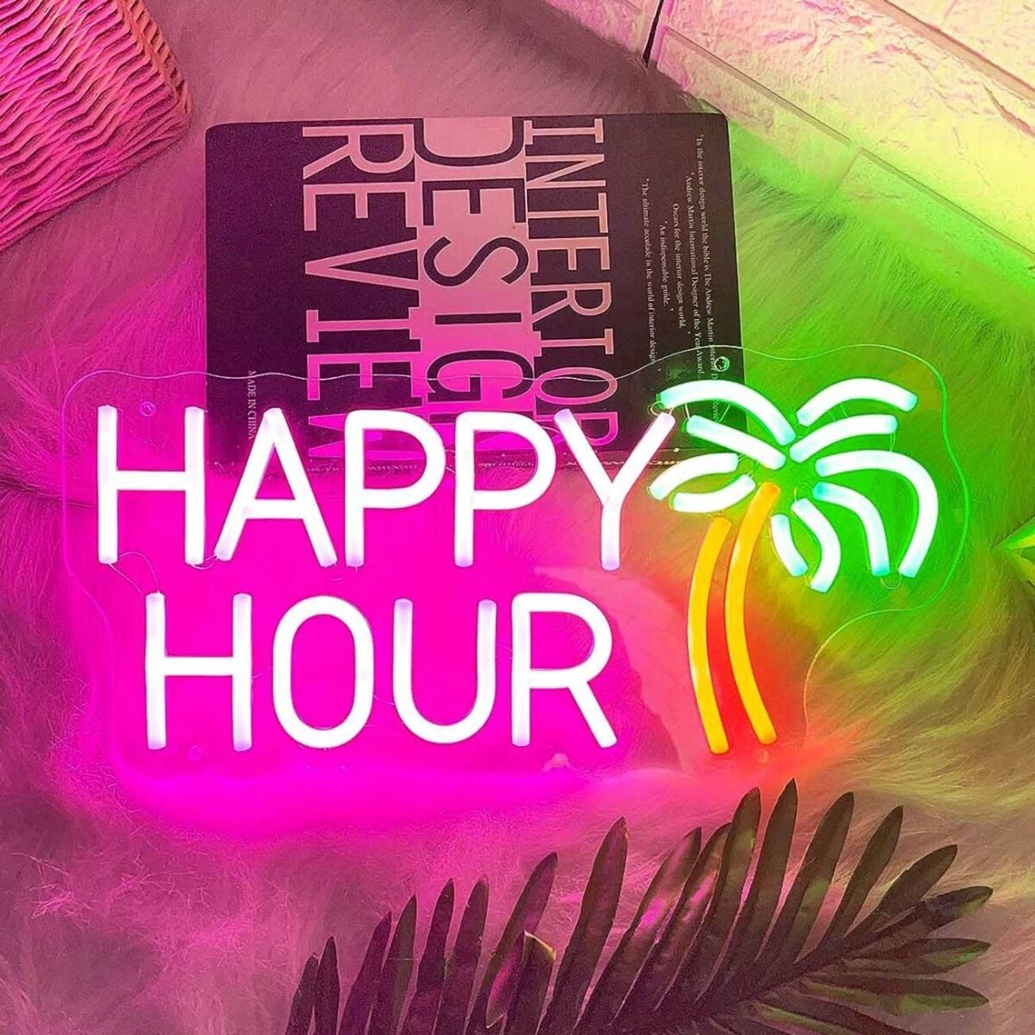 Happy Hour Holiday Celebration Neon Sign | Shineneon