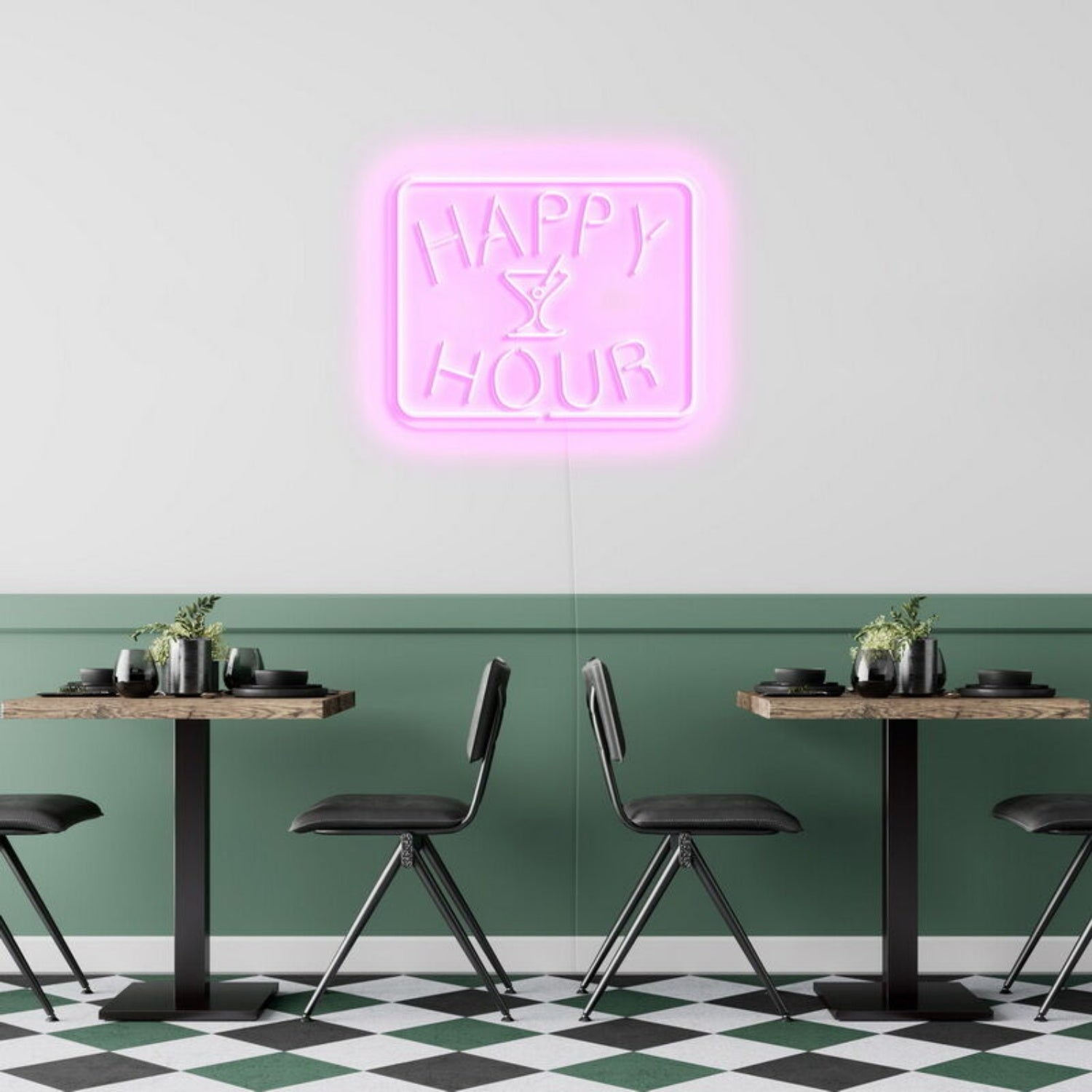 Happy Hour Led Neon Sign For Bars And Social Spaces | Shineneon
