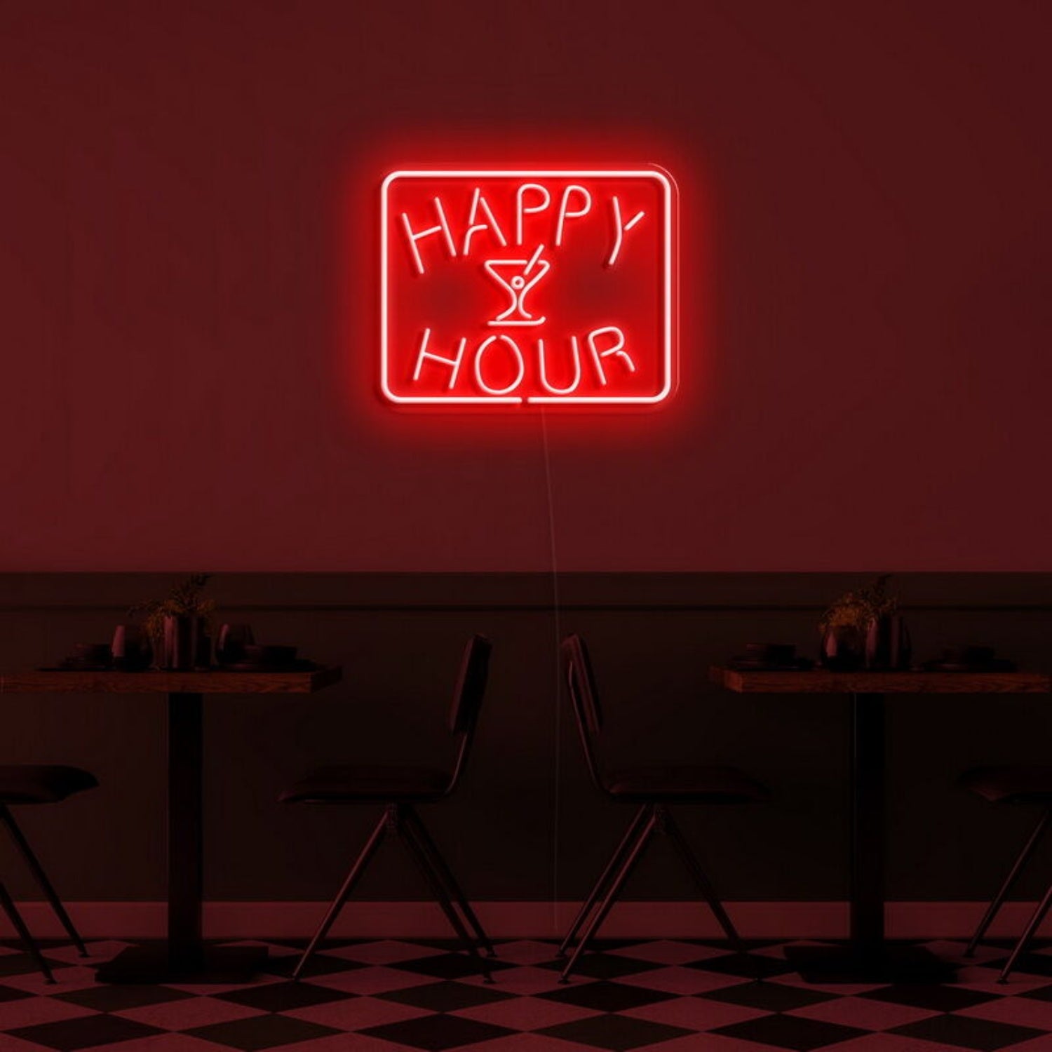 Happy Hour Led Neon Sign For Bars And Social Spaces | Shineneon
