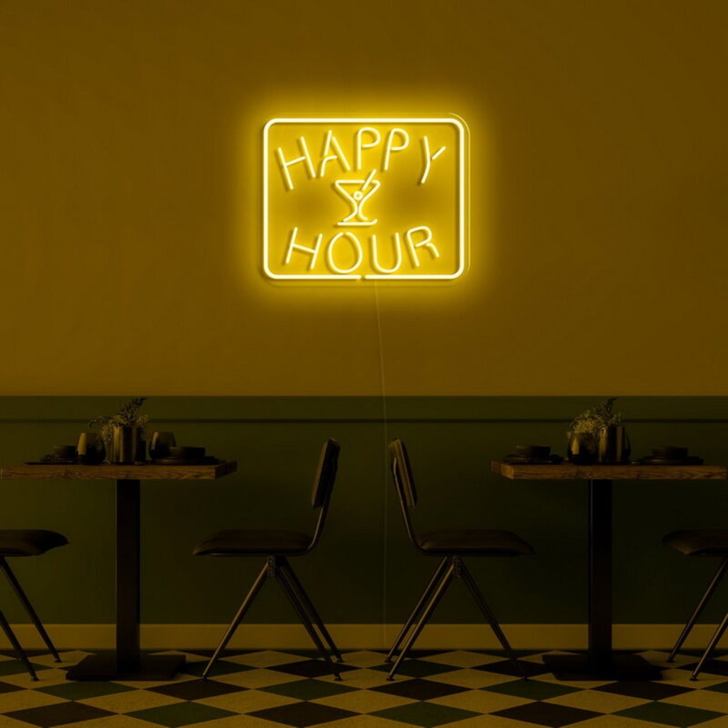 Happy Hour Led Neon Sign For Bars And Social Spaces | Shineneon
