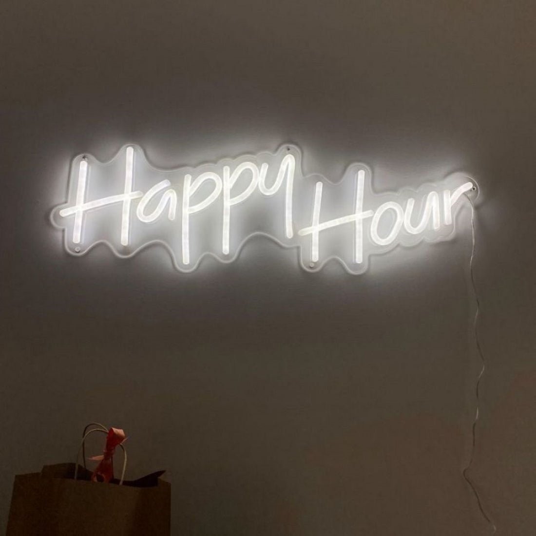 Happy Hour Led Sign Business Neon Signs Wall Decor - Shineneon