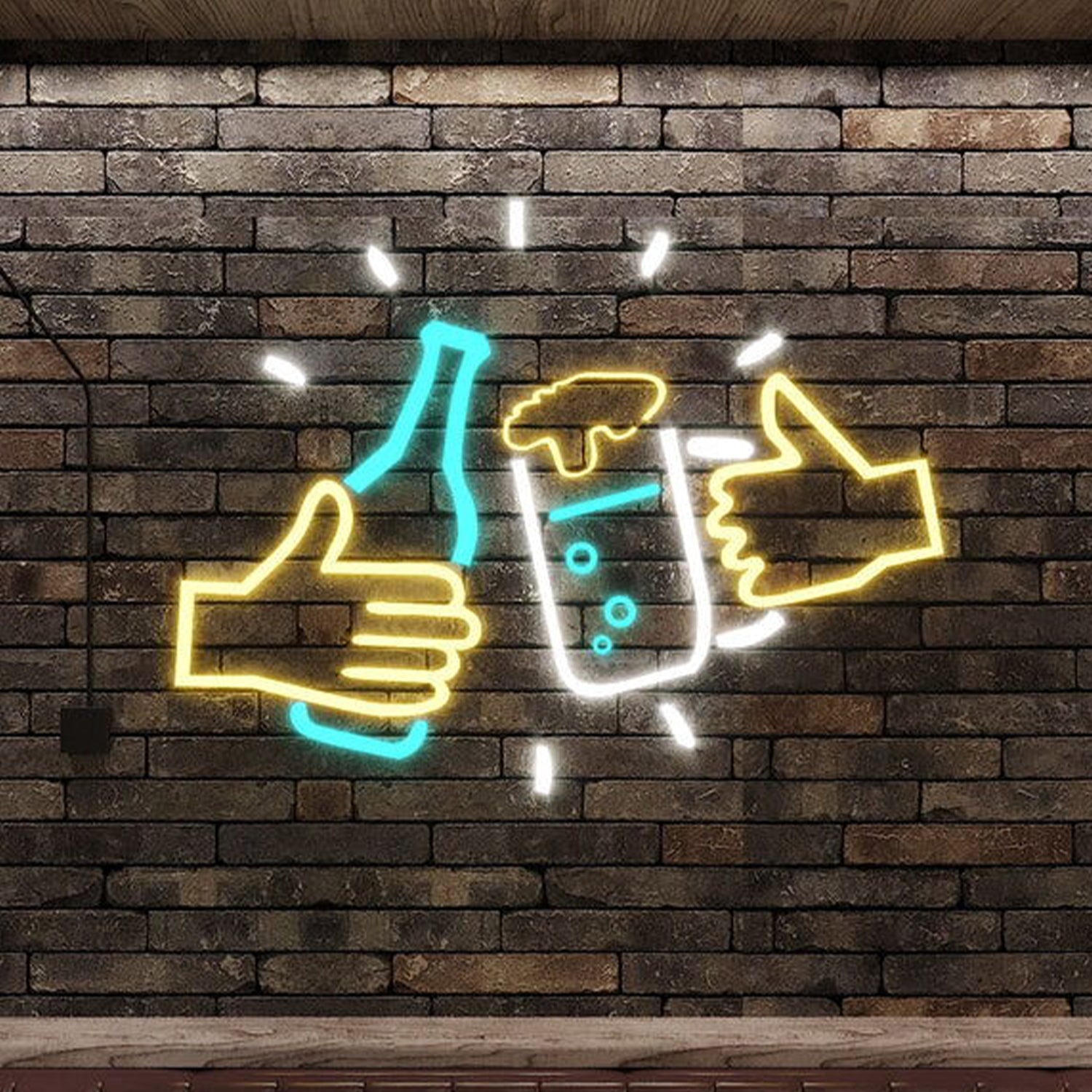Happy Hour Logo Led Neon Sign | Shineneon