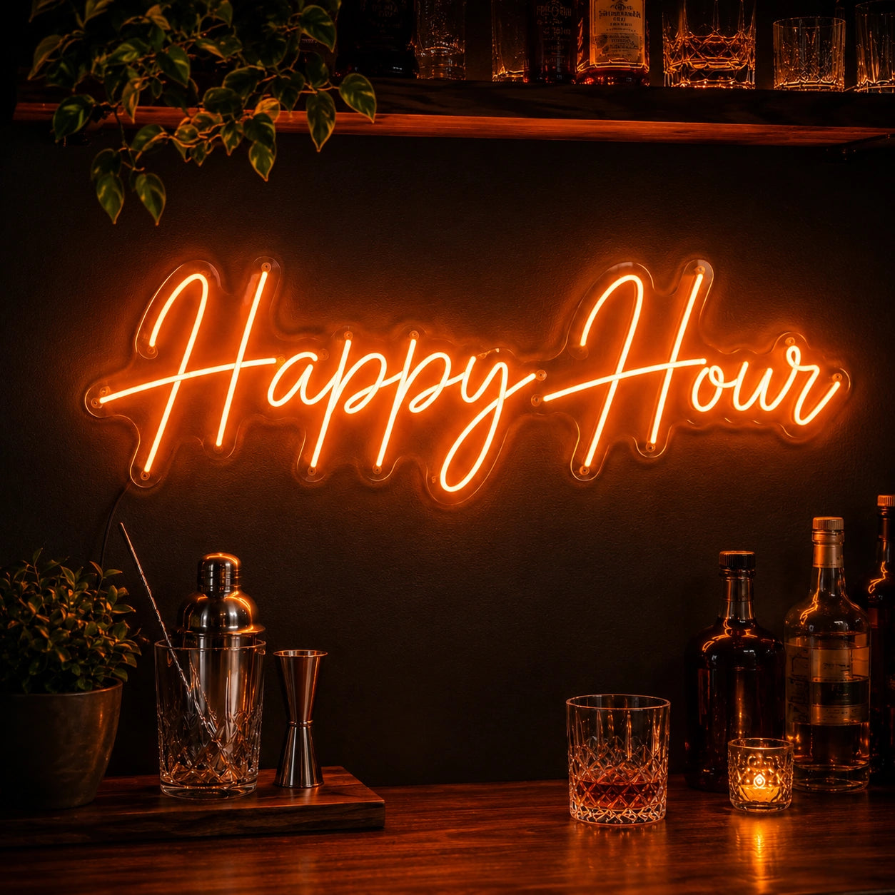 Happy Hour Man Cave LED Neon Sign main product image