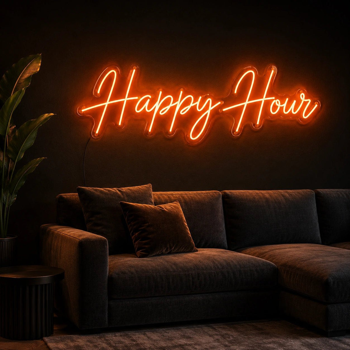 Happy Hour Man Cave LED Neon Sign - Shineneon
