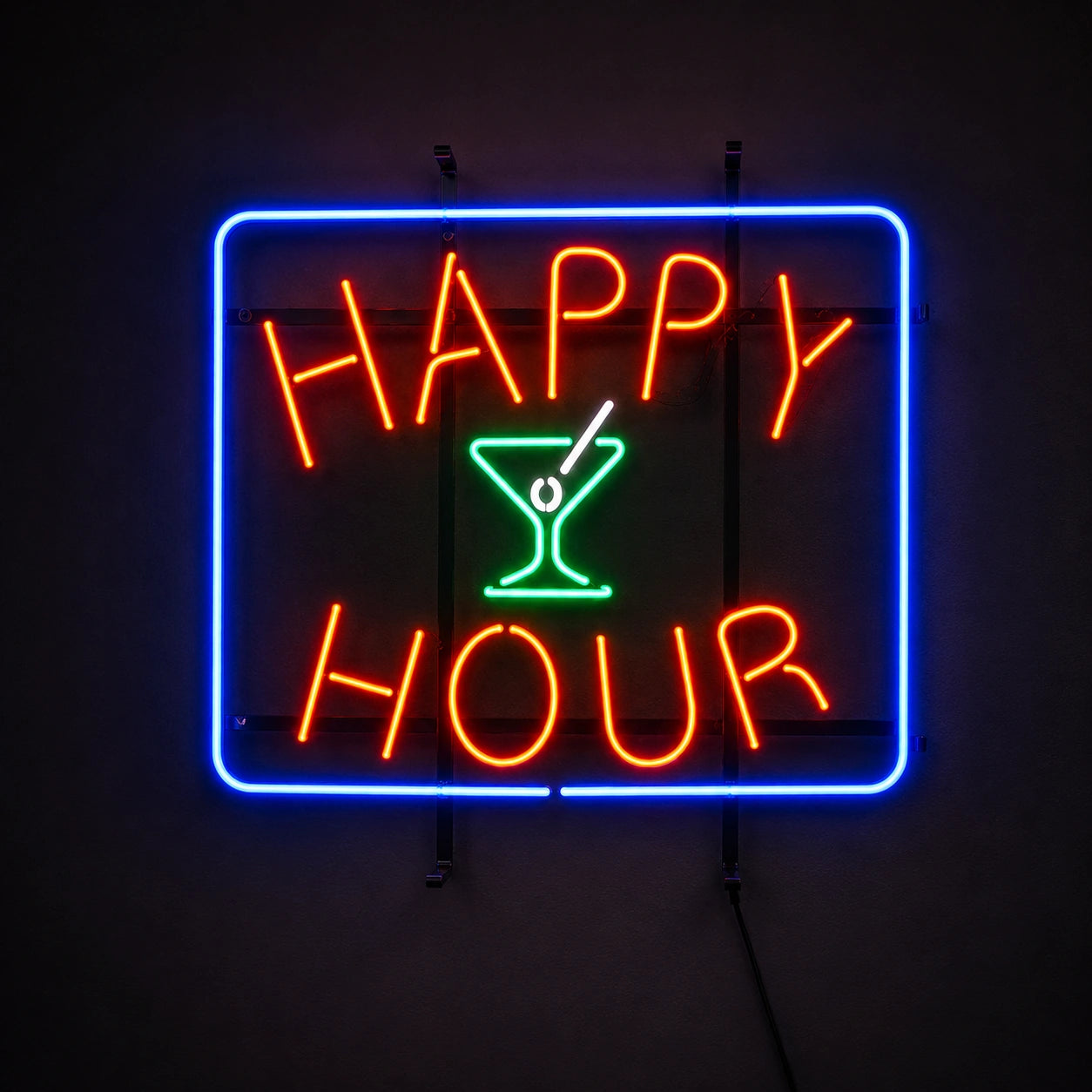 Happy Hour Martini Neon Sign LED Neon Sign main product image
