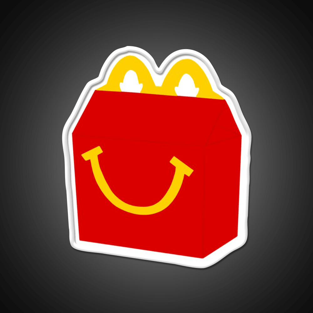Happy Meal Fast Food Led Neon Sign For Burger Place Rgb Color - Shineneon