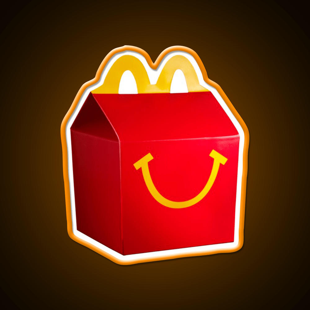Happy Meal Mcdonalds Fast Food Led Neon Sign For Burger Place Rgb Color - Shineneon