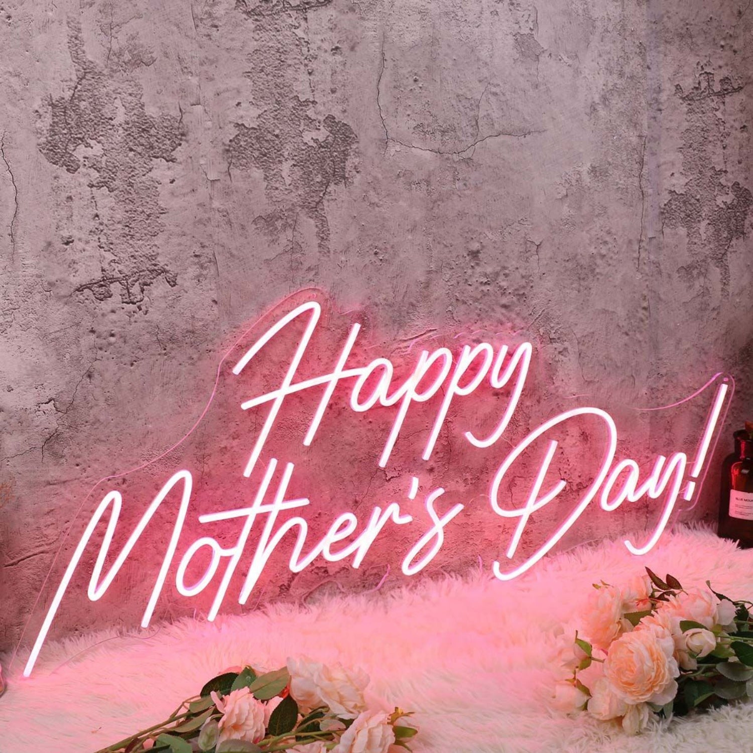 Happy Mothers Day Red Neon Sign For Celebratory Spaces | Shineneon