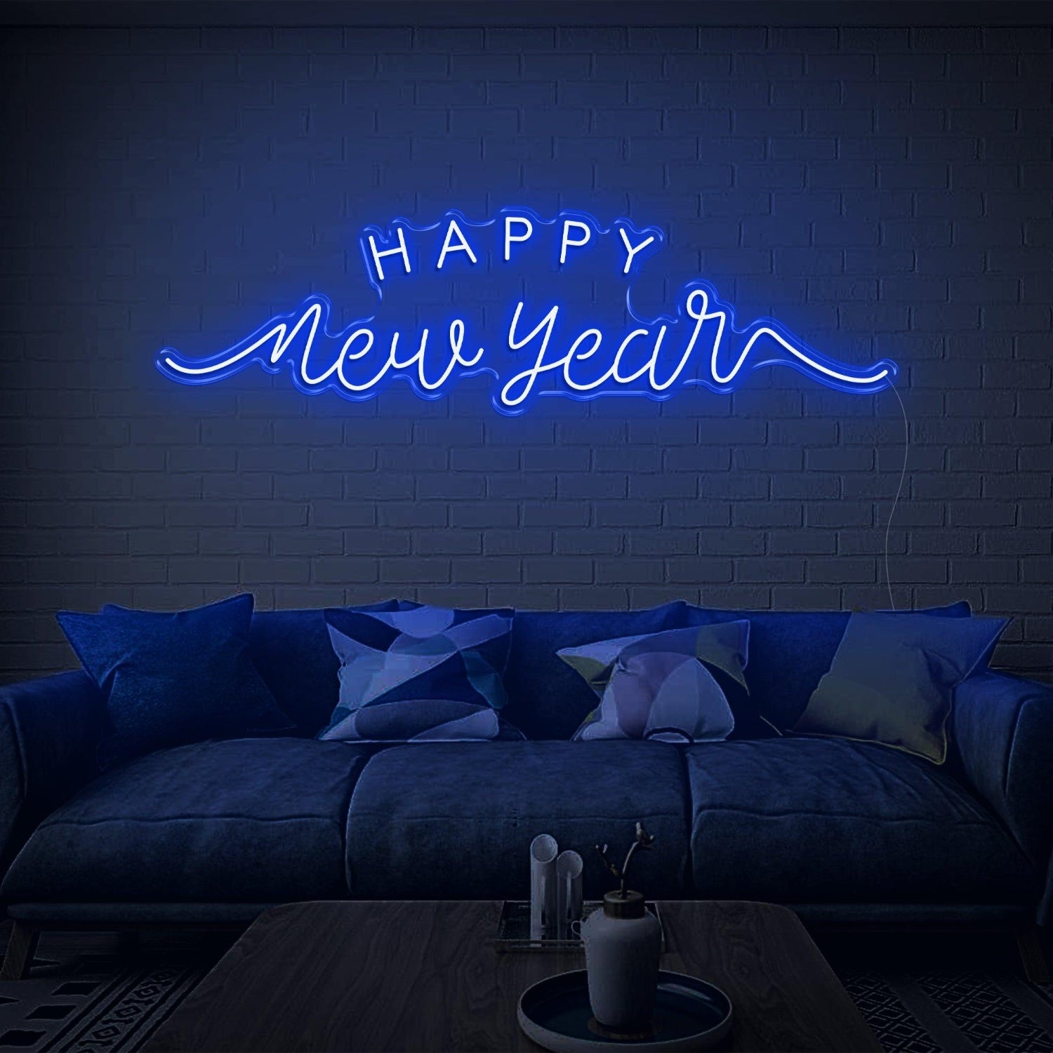 Happy New Year Red Led Neon Sign Festive Indoor Home Decor | Shineneon