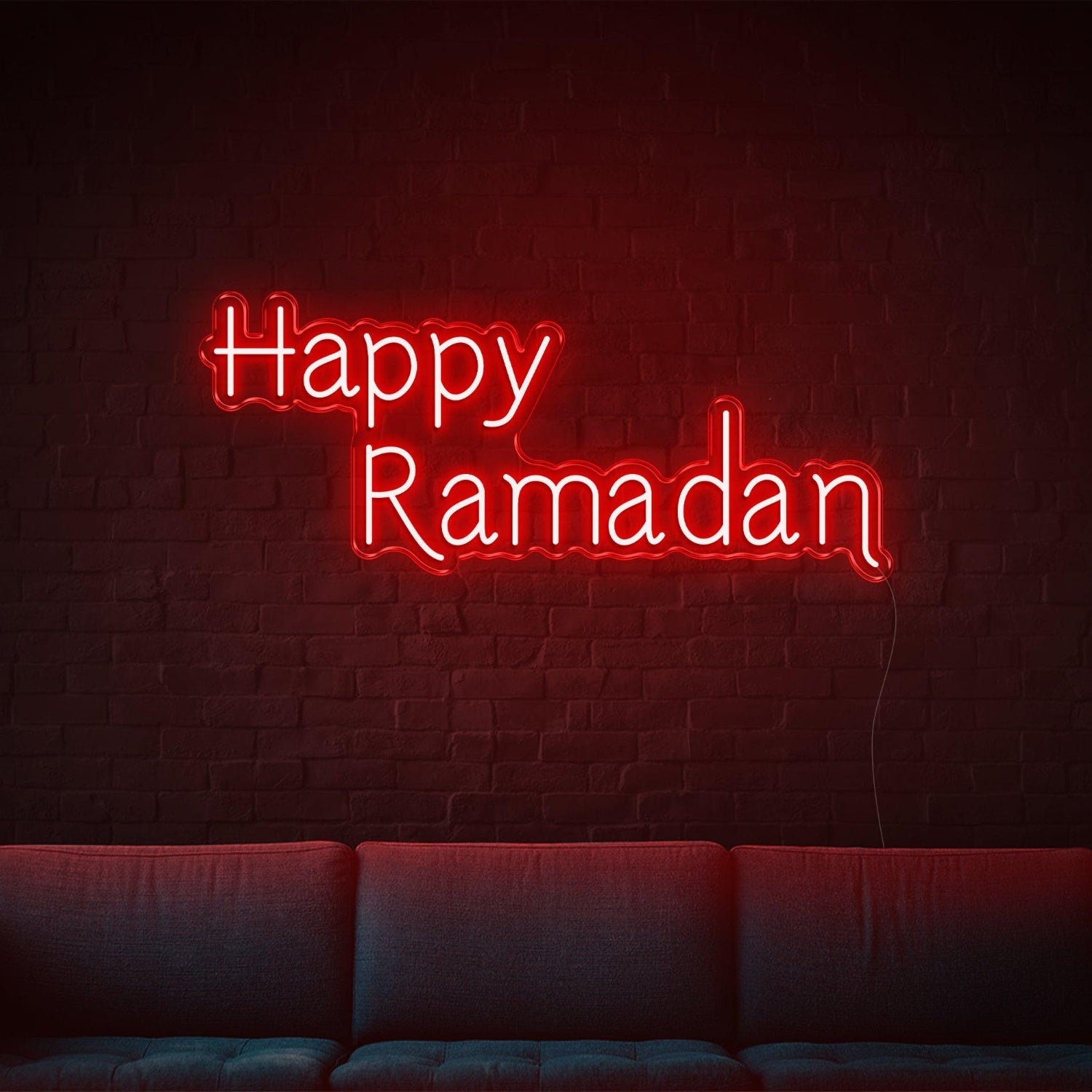 Happy Ramadan Green Led Neon Sign For Indoor Ramadan Decor | Shineneon