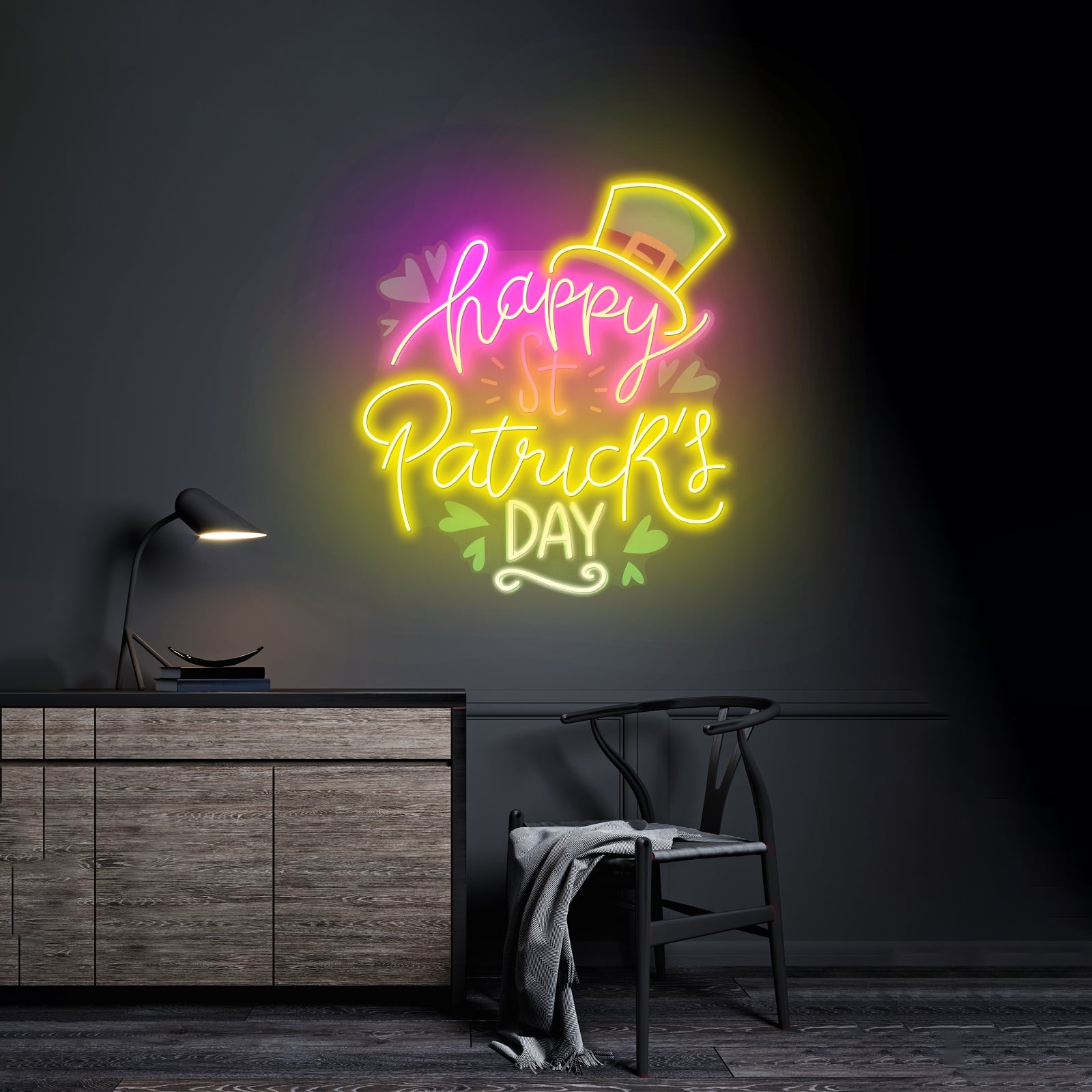 Happy Saint Patrick Day Led Signs For Party