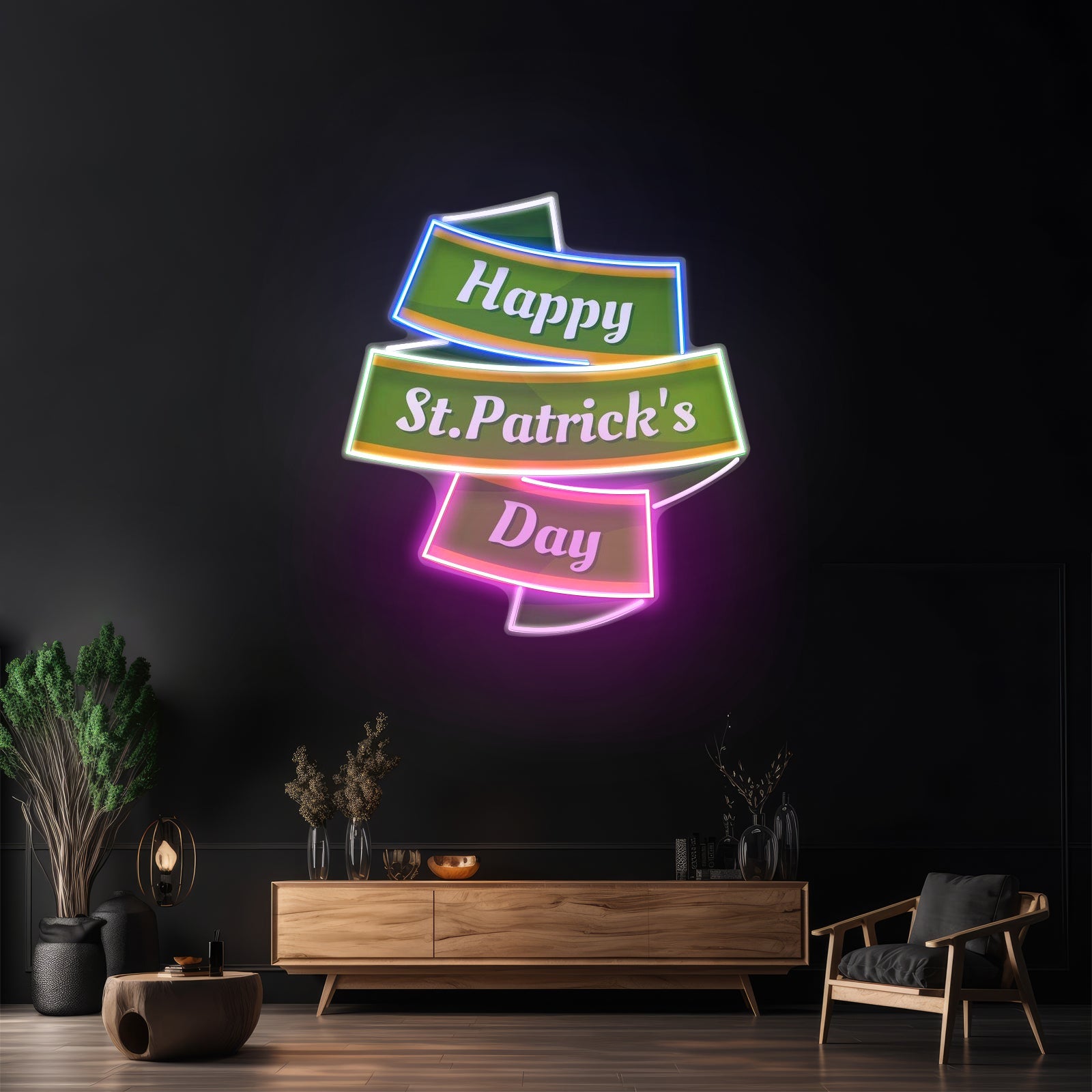 Happy St Patrick Day Led Signs For Home - Shineneon