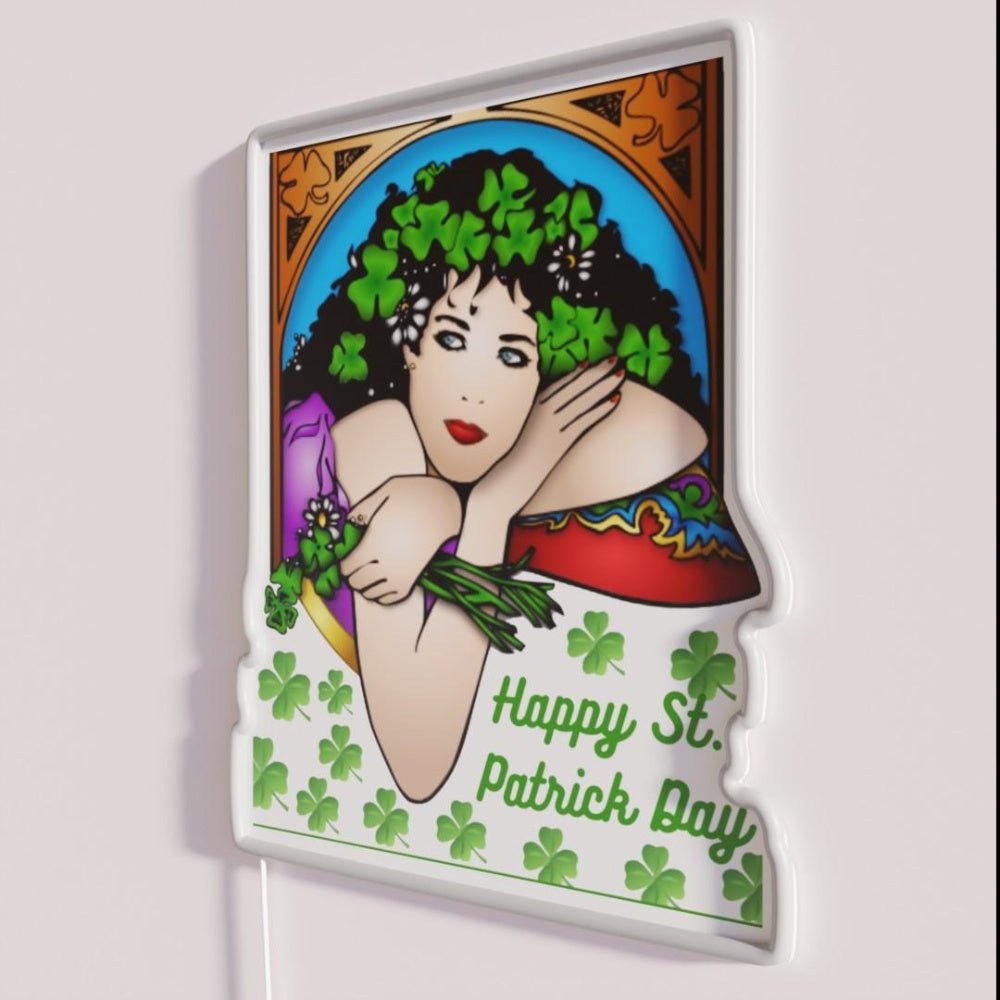 Happy St Patrick Day Rgb Led Neon Sign - Shineneon