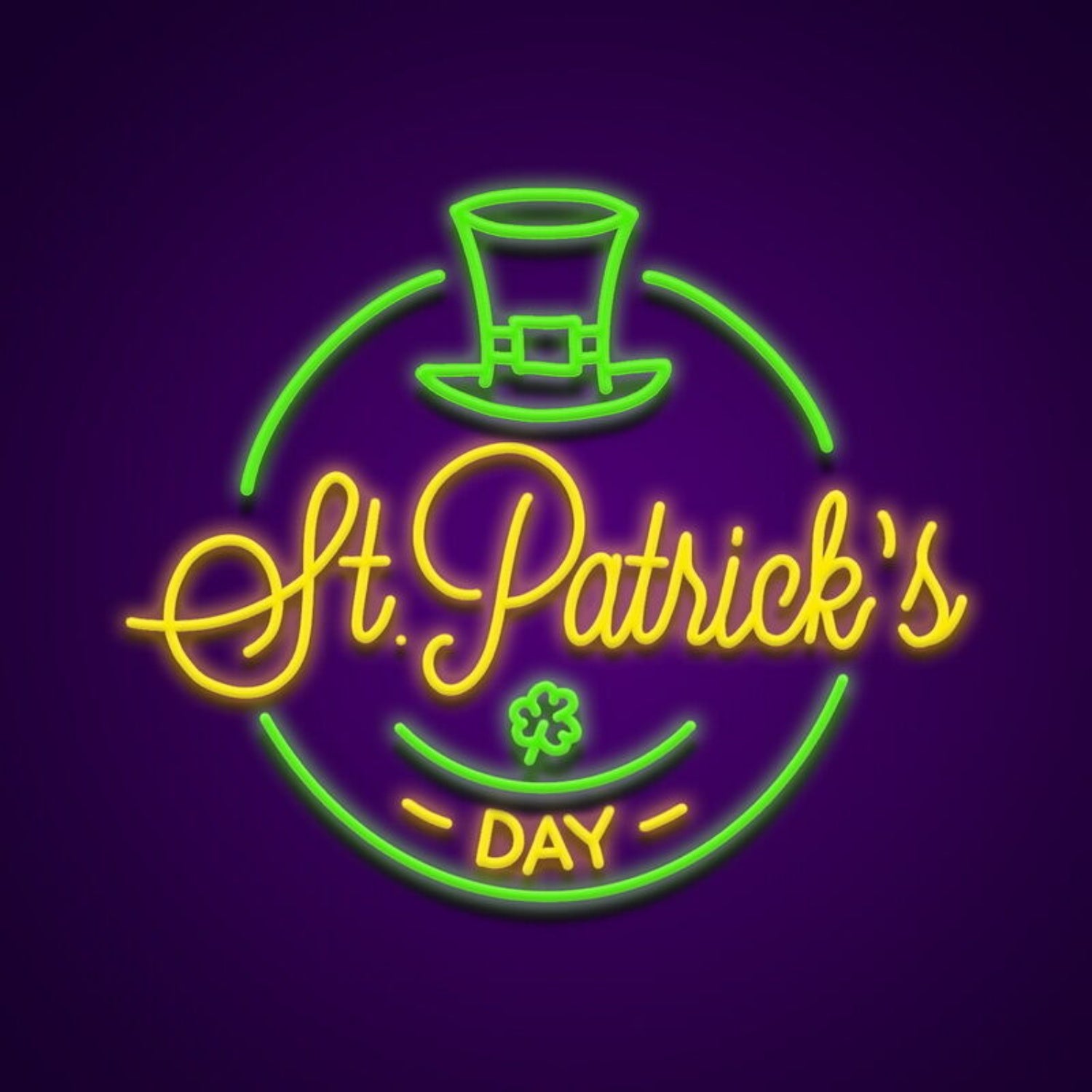 Happy St Patricks Day Neon Sign Celebrate St Patricks Day | Shineneon