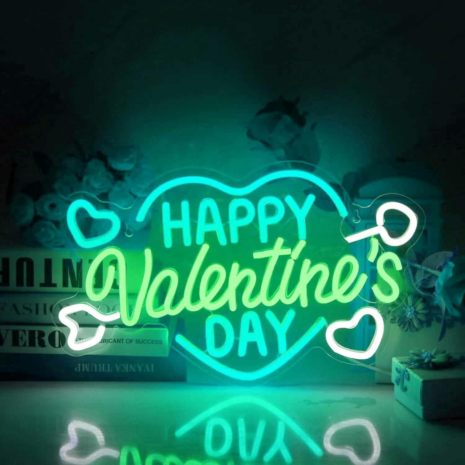 Happy Valentines Day Heart Neon Light | Shineneon