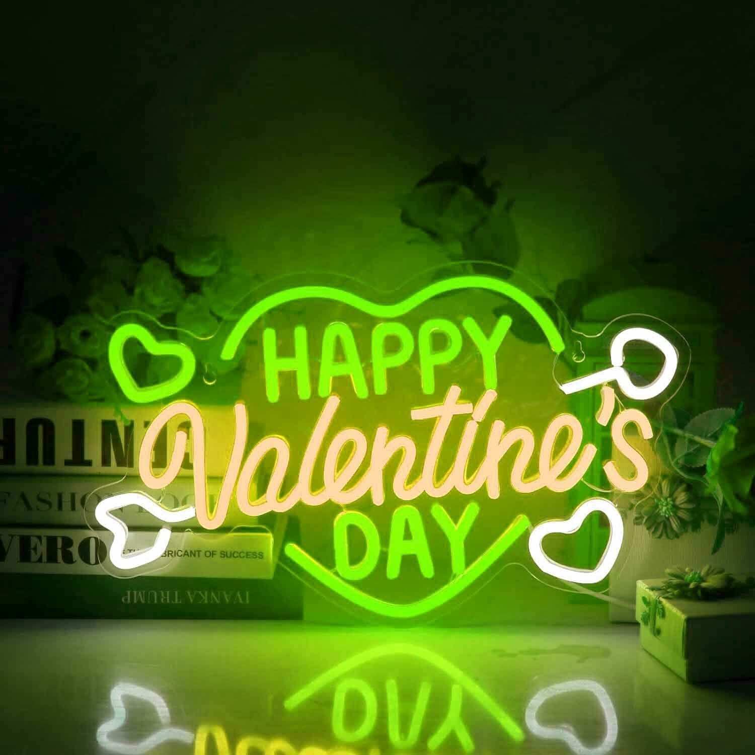 Happy Valentines Day Heart Neon Light | Shineneon