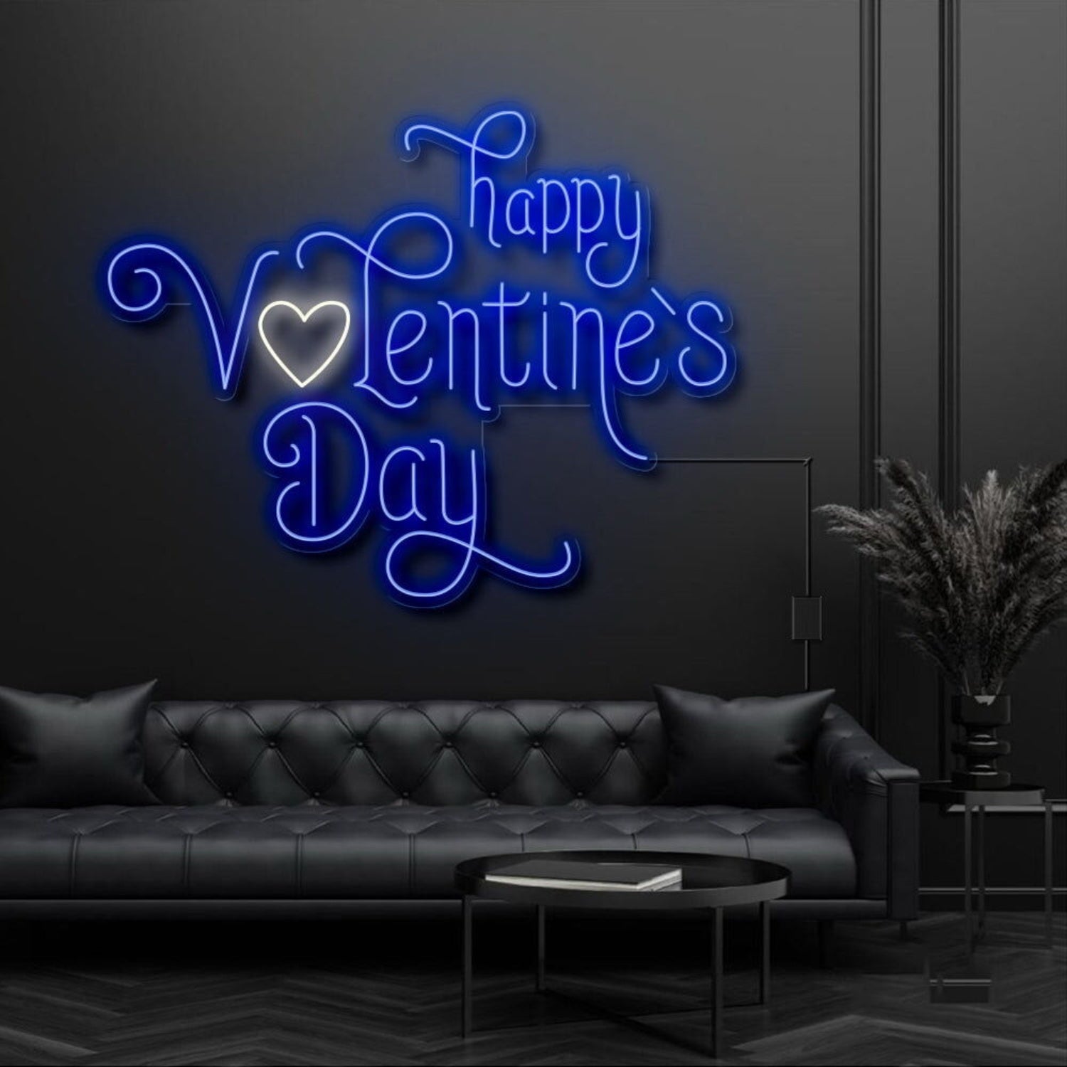 Happy Valentines Day With Heart Led Neon Sign | Shineneon