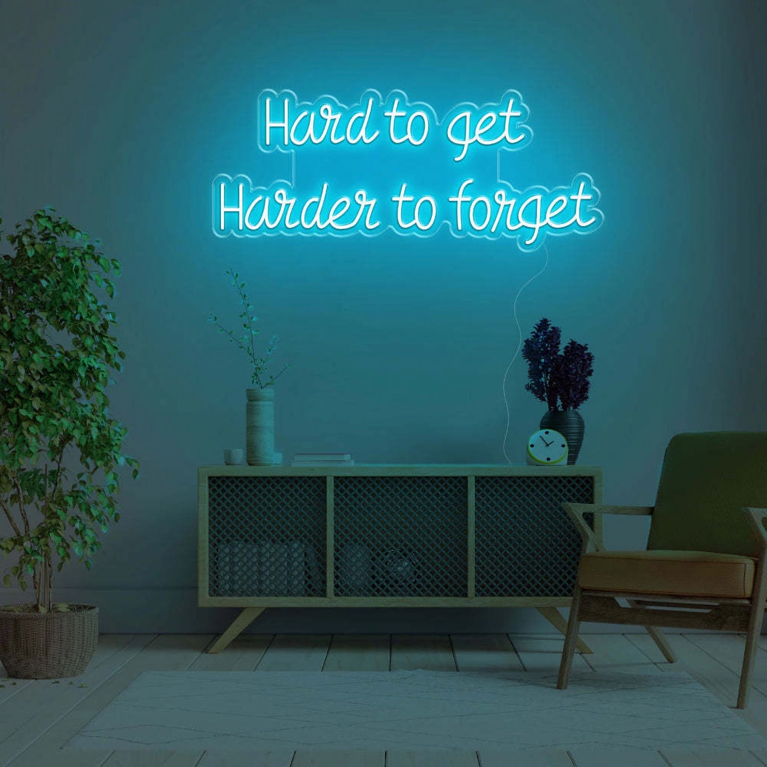Hard To Get Hard To Forget Led Neon Sign | Shineneon