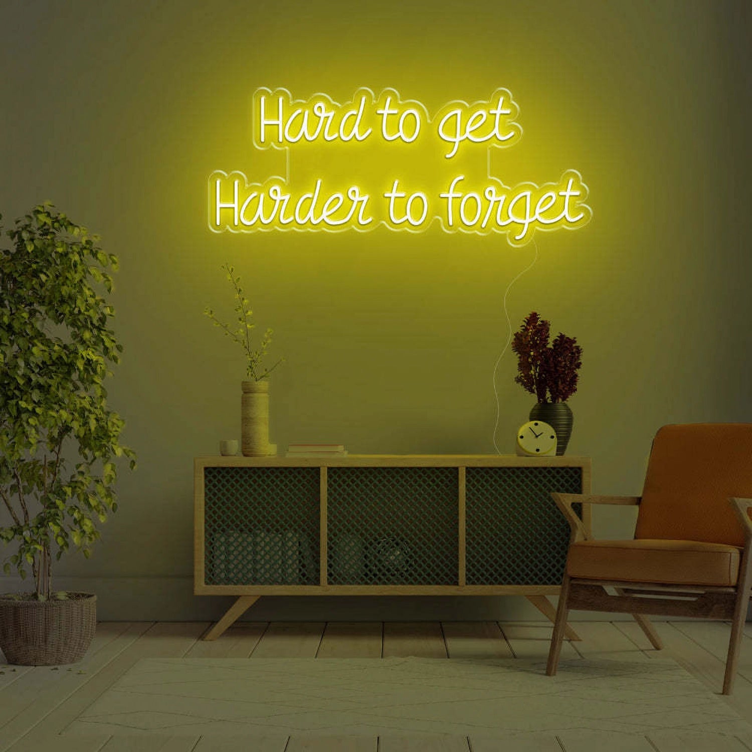 Hard To Get Hard To Forget Led Neon Sign | Shineneon