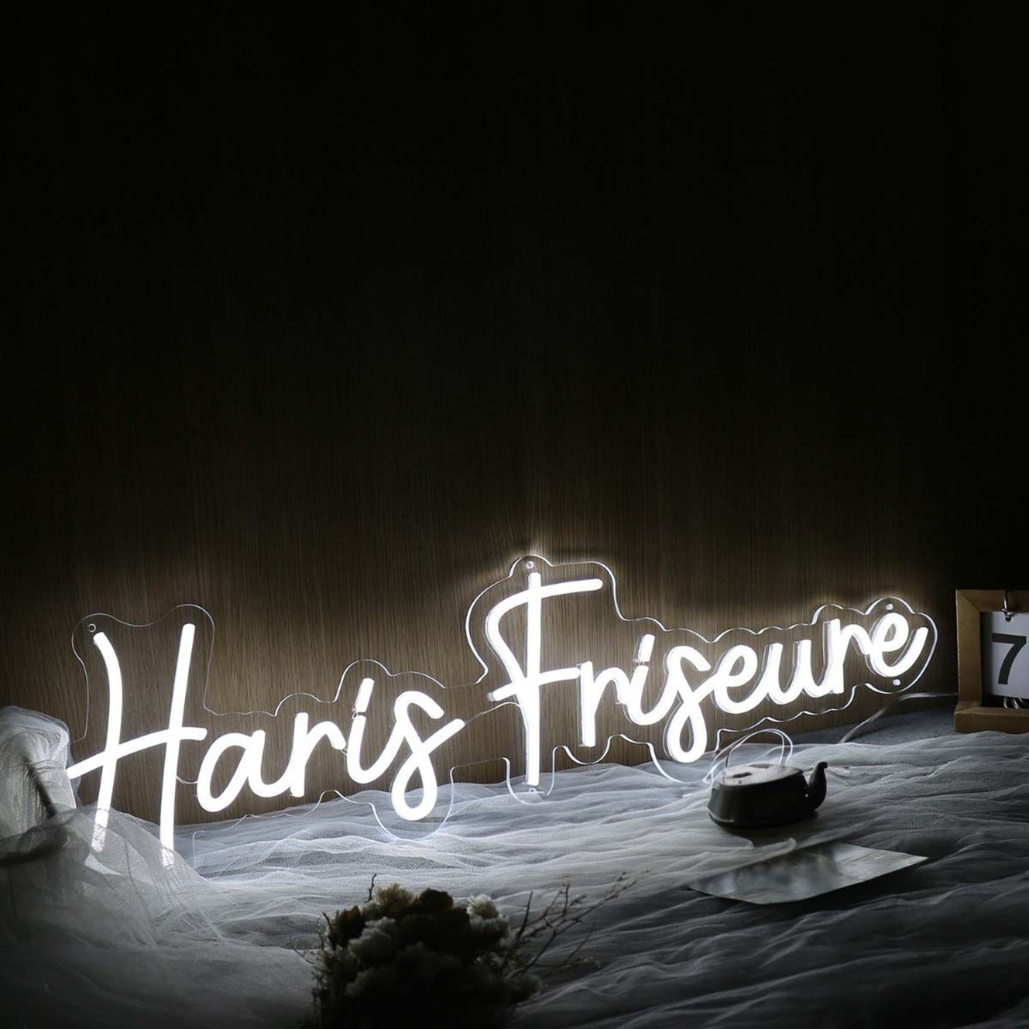 Haris Friseure White Led Neon Sign | Shineneon